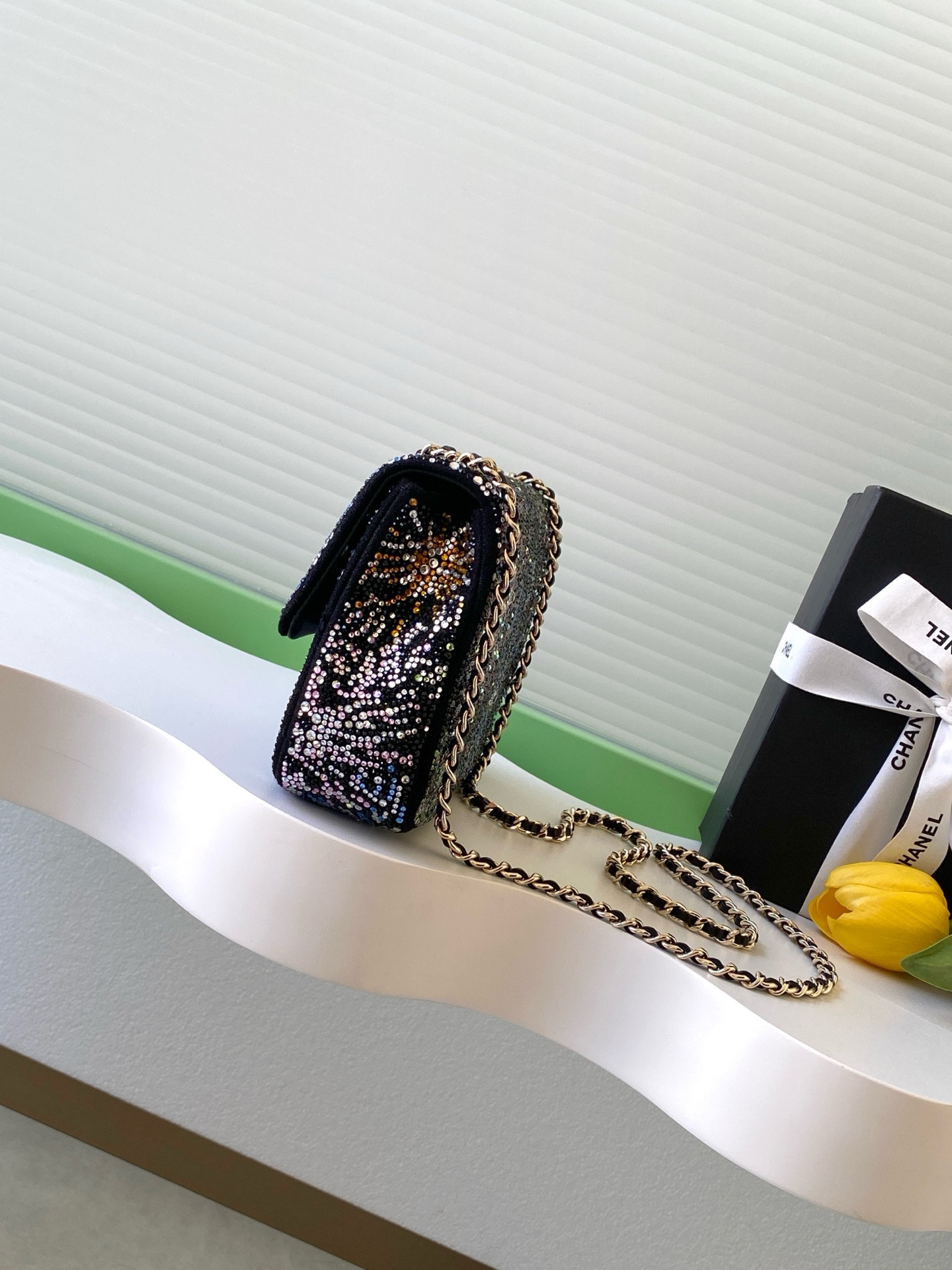 Ch**el Evening Bag 13x21x8cm