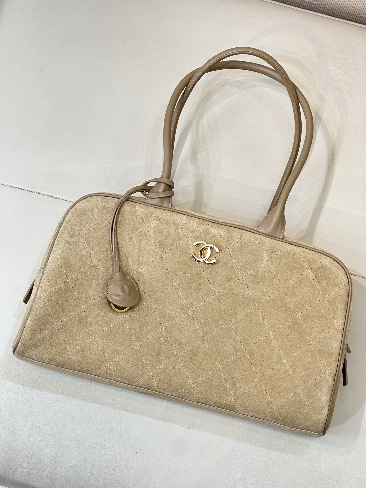 Ch**el bowling bag 19x35x12.5cm