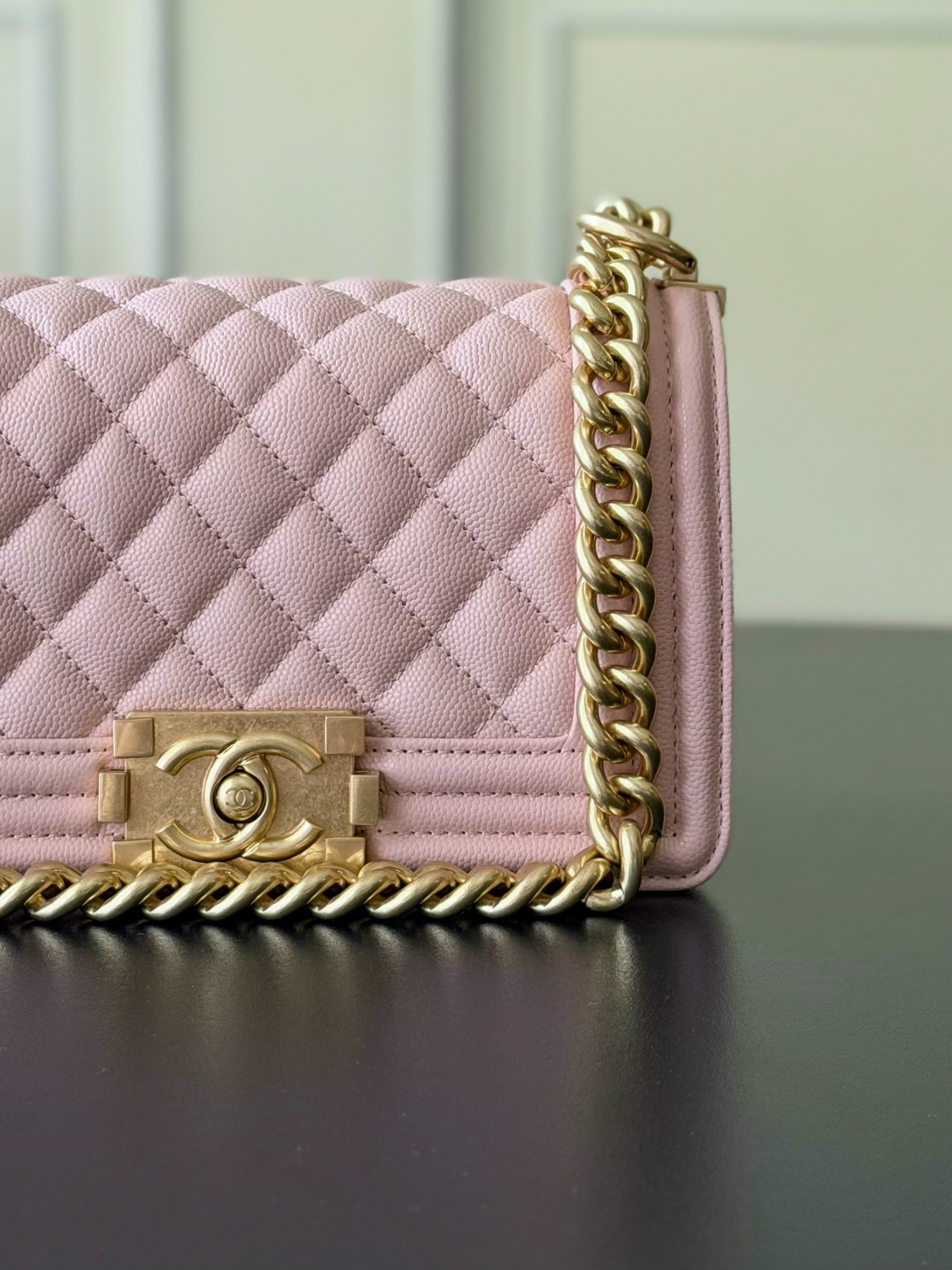 Ch**el boy handbag 12x20x7cm