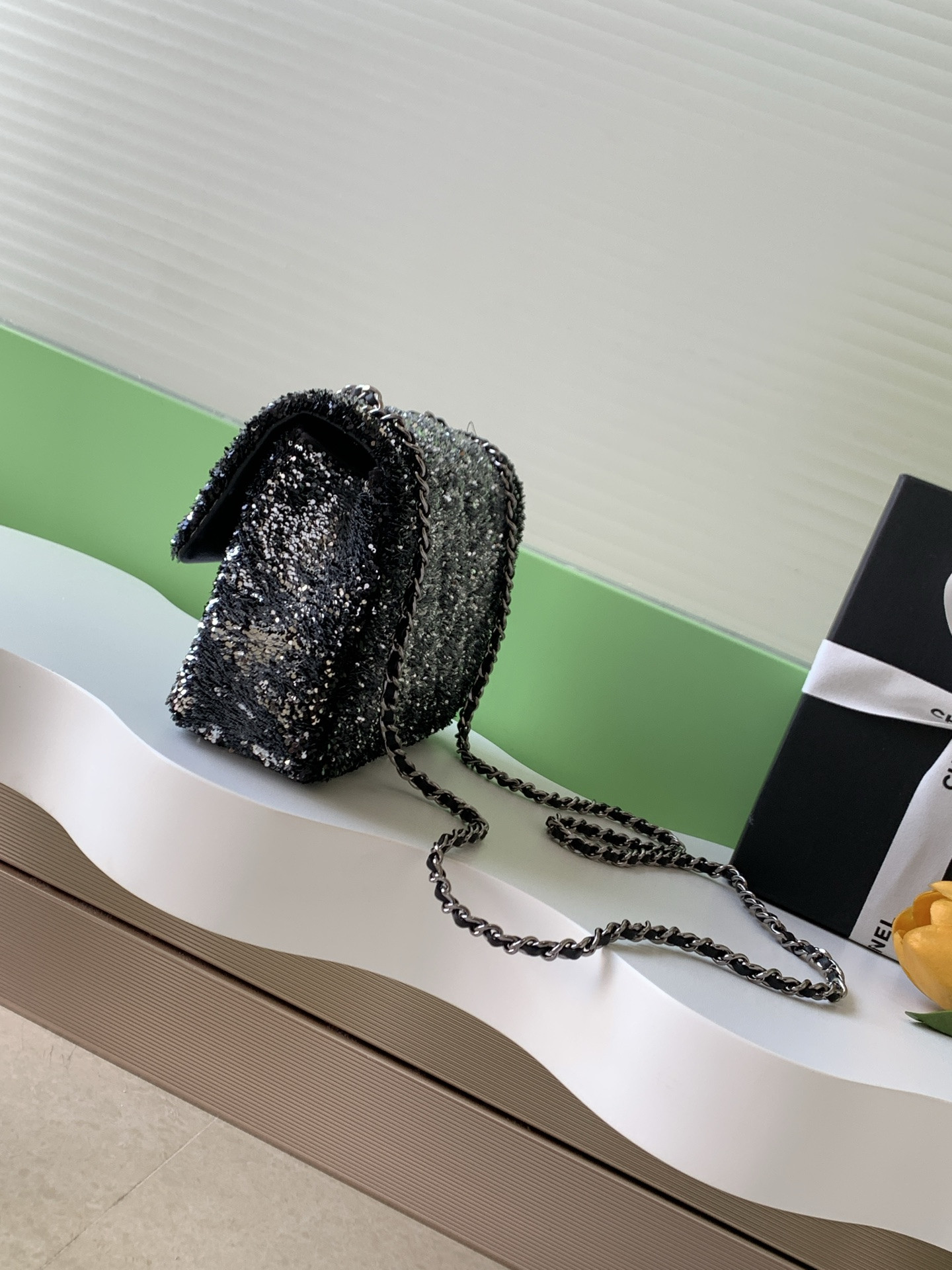 Ch**el flap bag 21x14x8cm