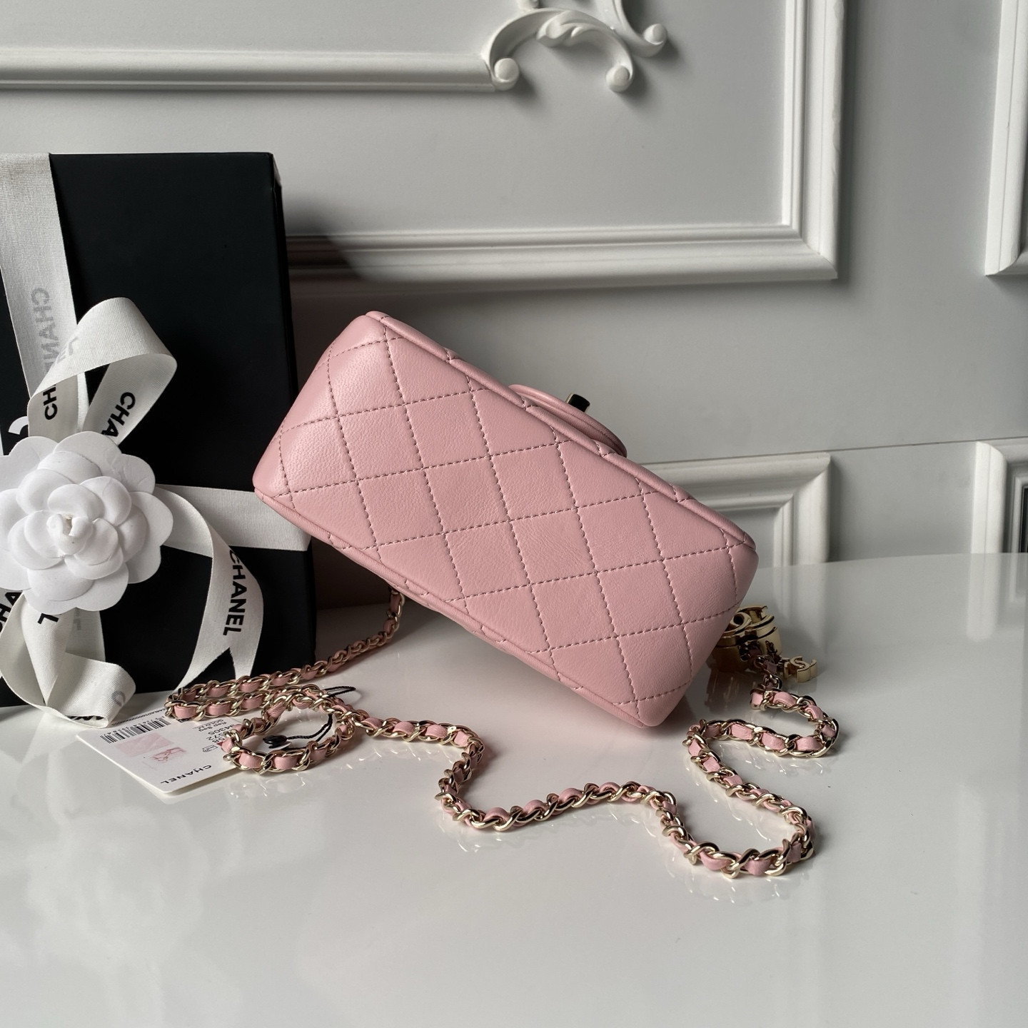 Ch**el classic flap handbag cf as5758 18x13x7cm