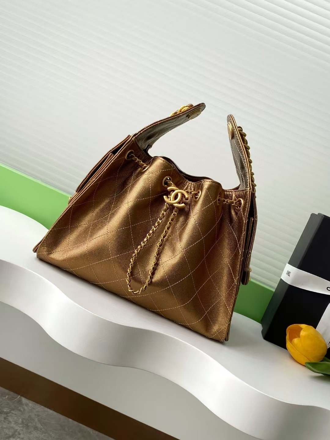 Ch**el 25C Bucket Bag 26x30x14cm