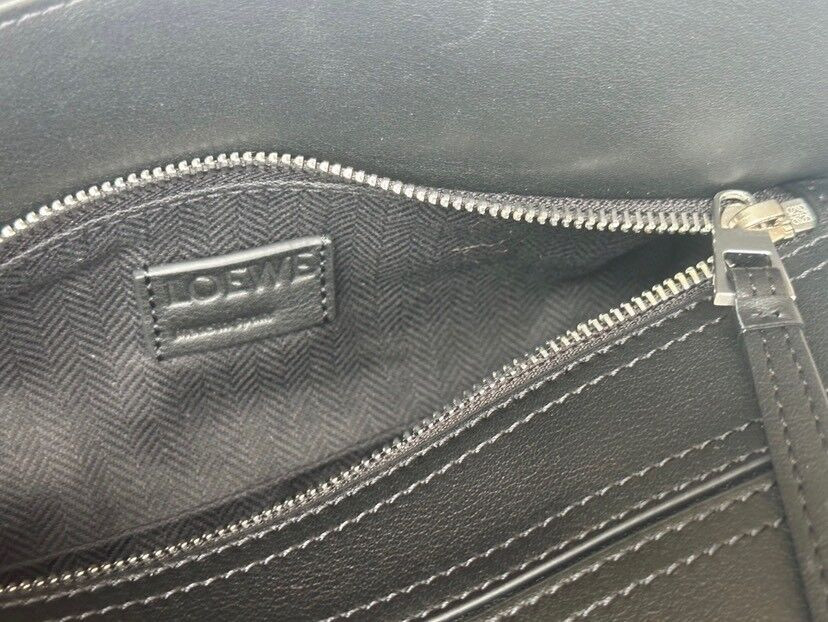 L0ew* small puzzle biker bag in shiny calfskin 16.5x24x10.5cm