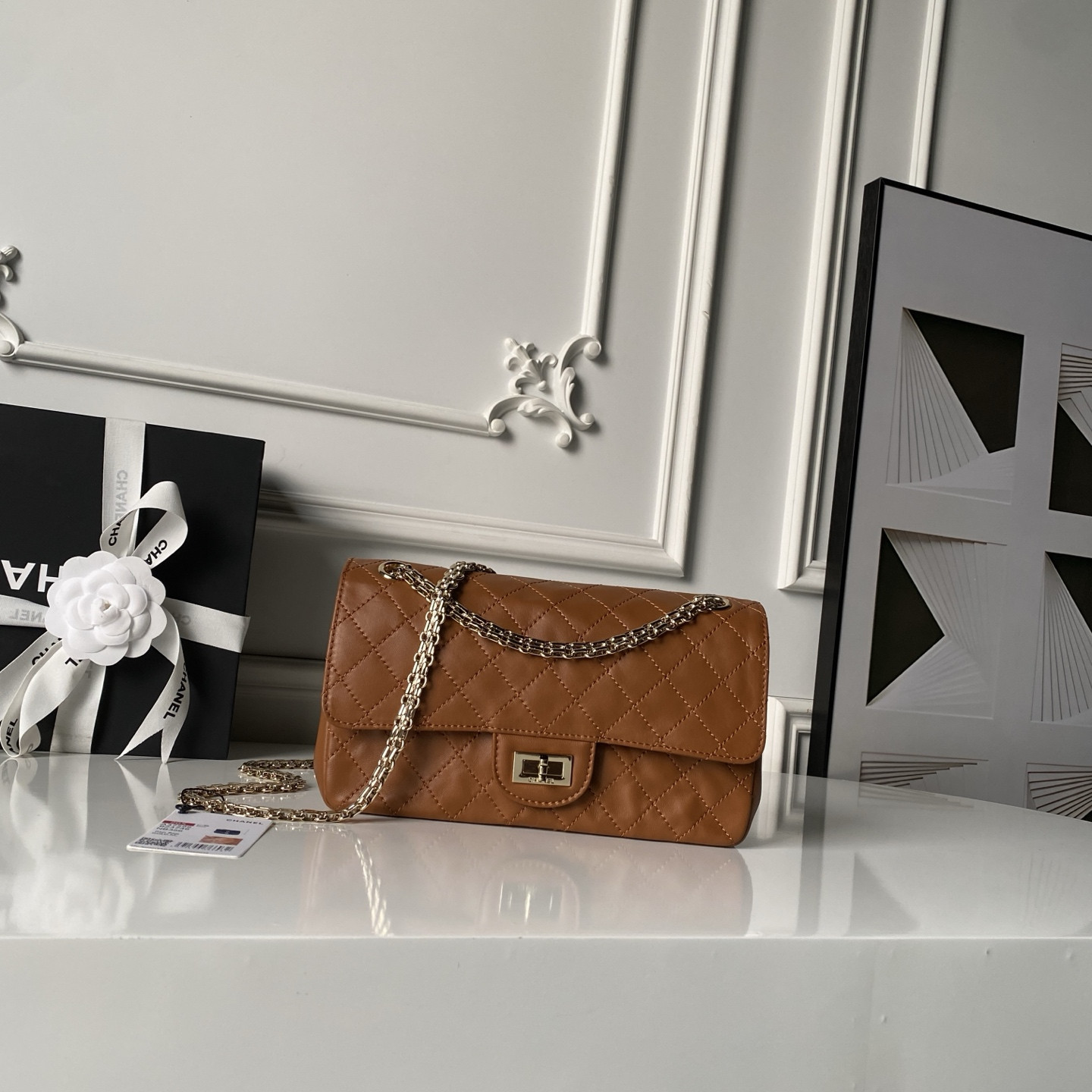 Ch**el 2.55 handbag a37586 16x24x7.5cm