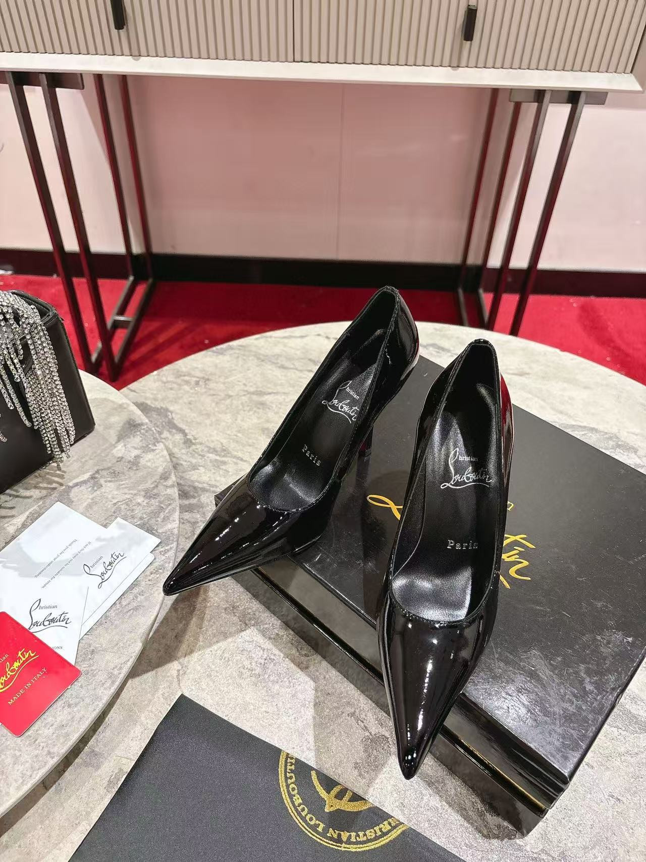 ua chr1st1an louboutin cl red-botT0m shoes 10cm heel (cusT0mized, no exchange no return, about 10 days)