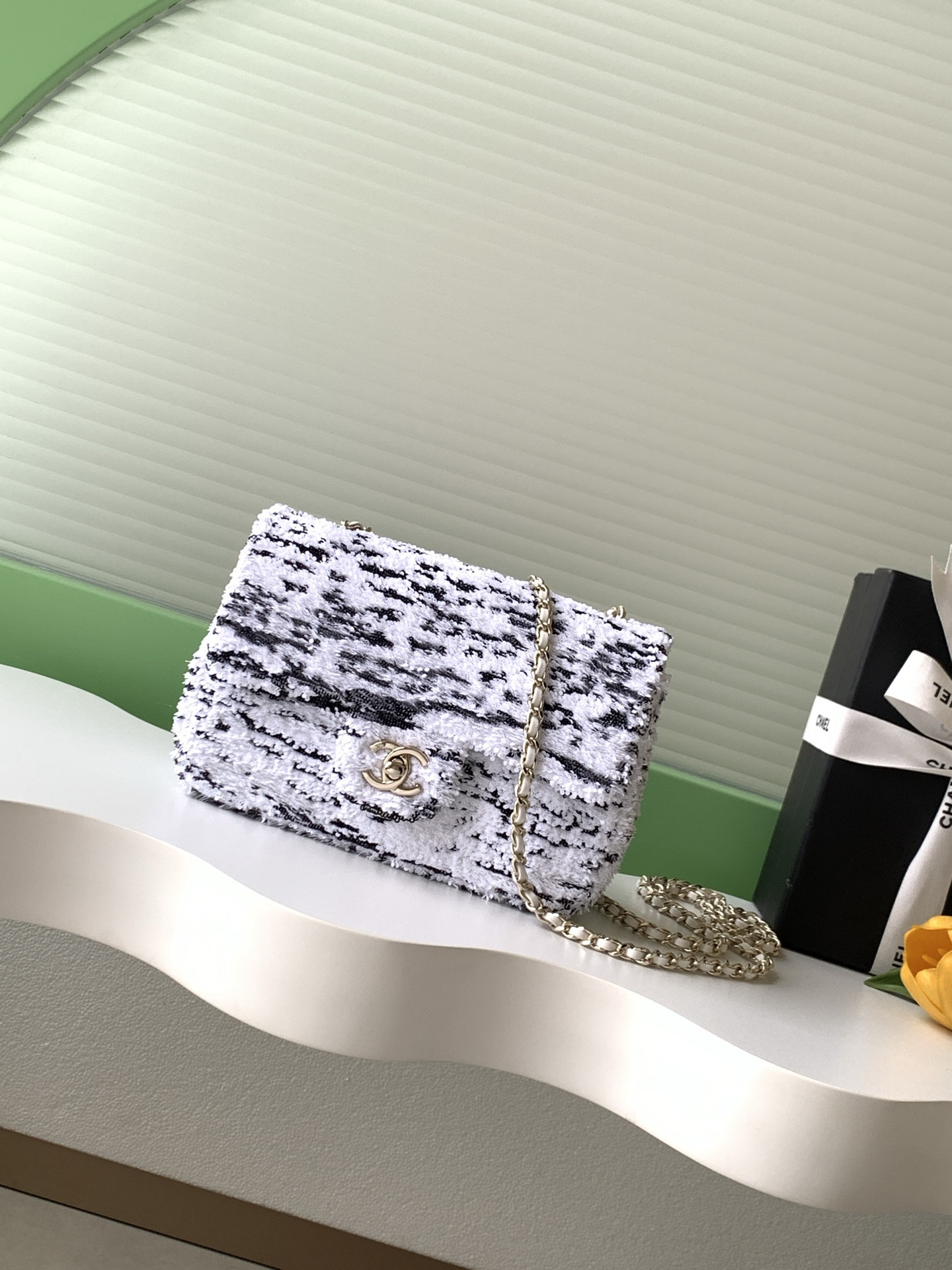 Ch**el flap bag as4418 14x21x8cm
