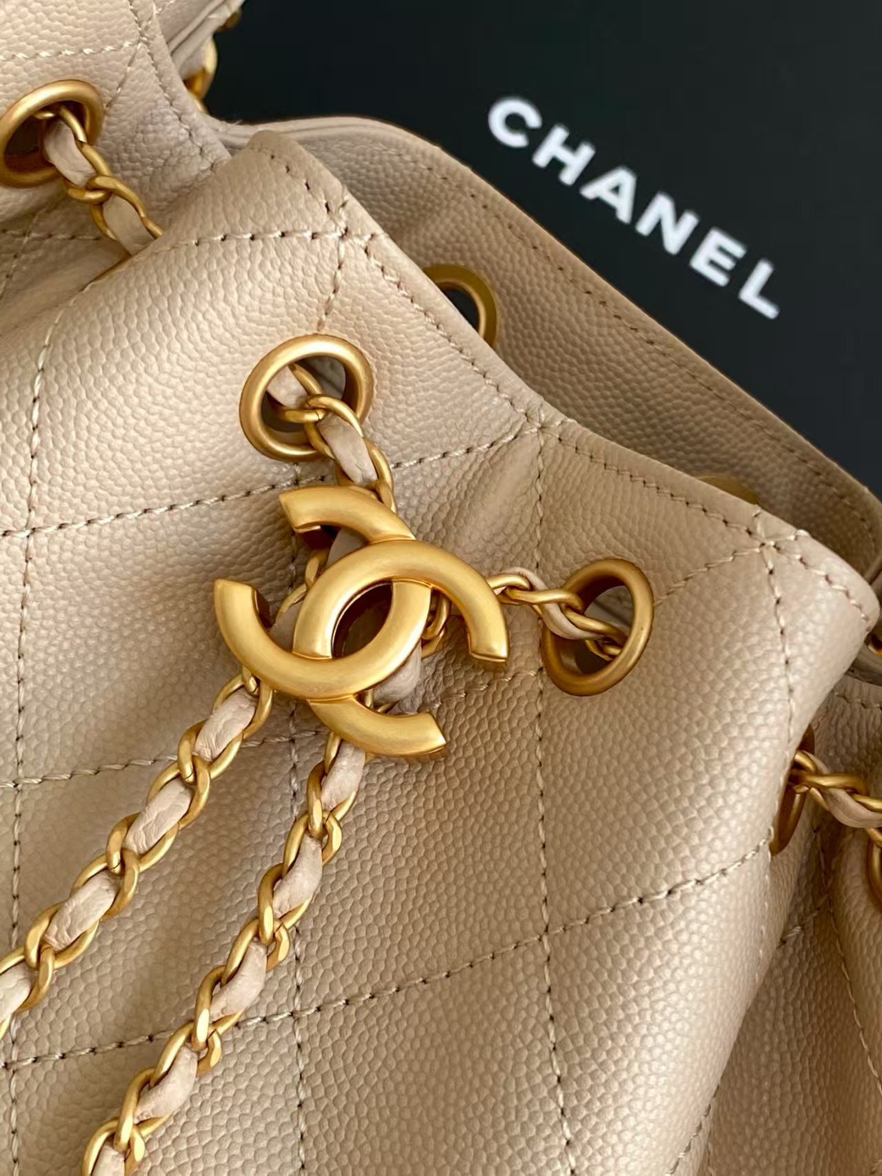 Ch**el 25C Bucket Bag 20x22x12.5cm