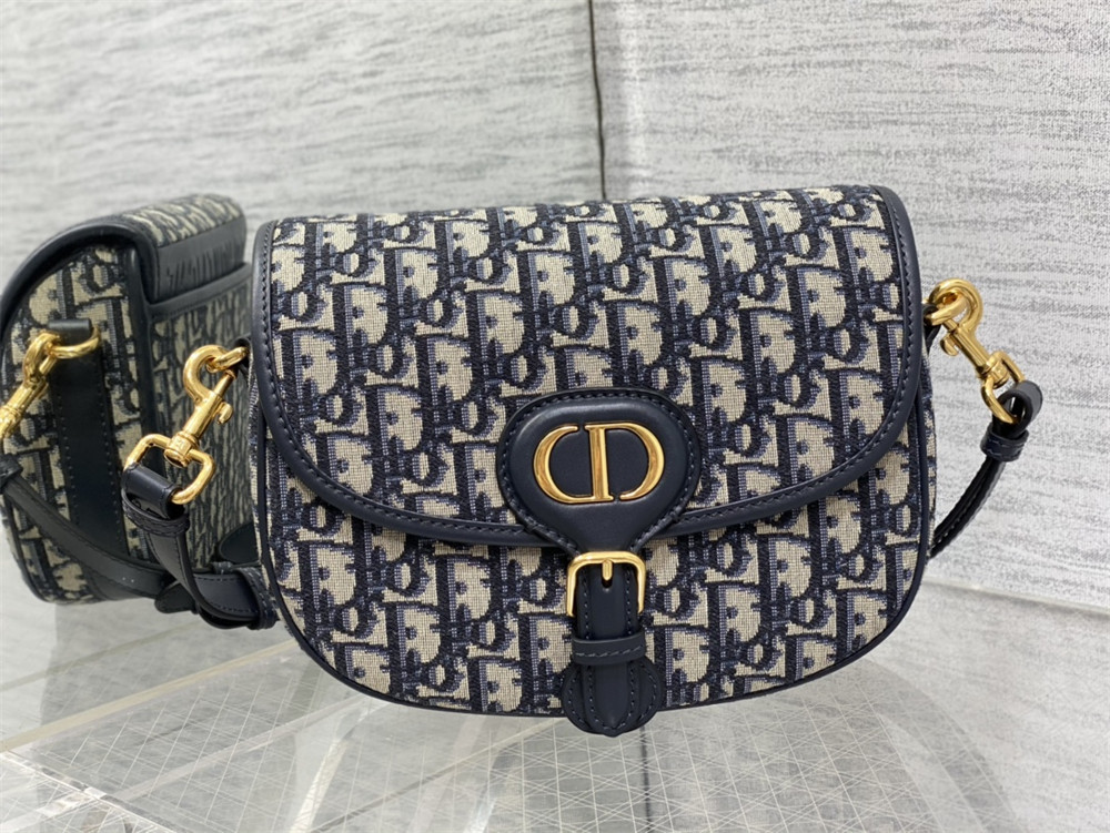 MEDIUM D10r BOBBY BAG Blue D10r Oblique Jacquard