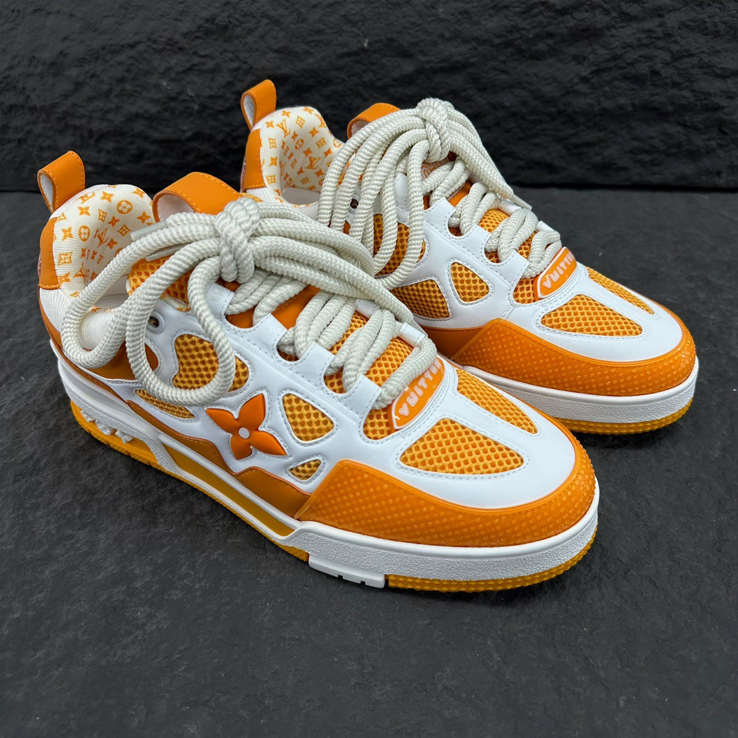 UA LV Trainer Skate Sneaker  Yellow White