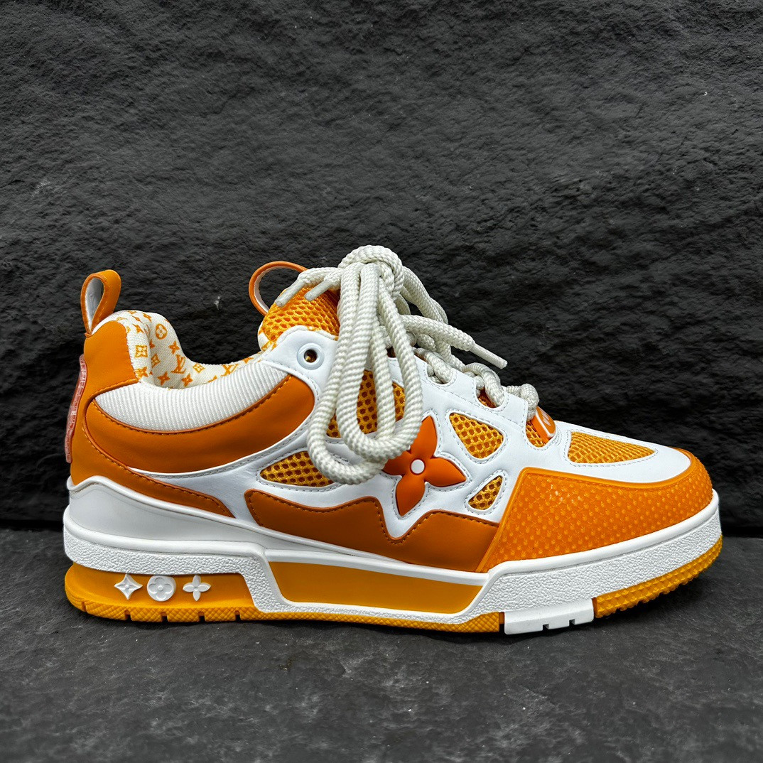 UA LV Trainer Skate Sneaker  Yellow White