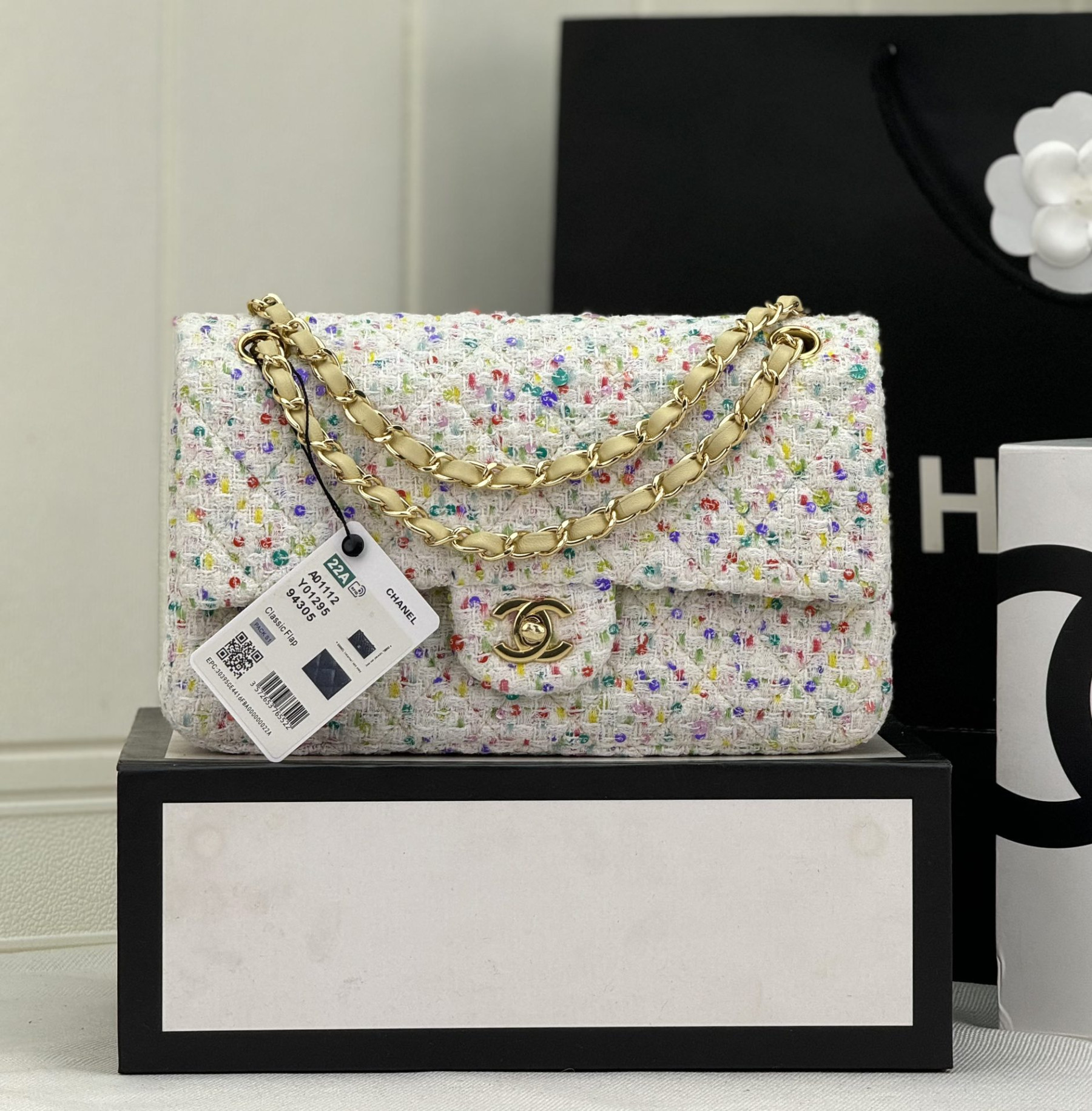 Ch**el MINI CLASSIC 11.12 HANDBAG 25 15.5 × 25.5 × 6.5 cm