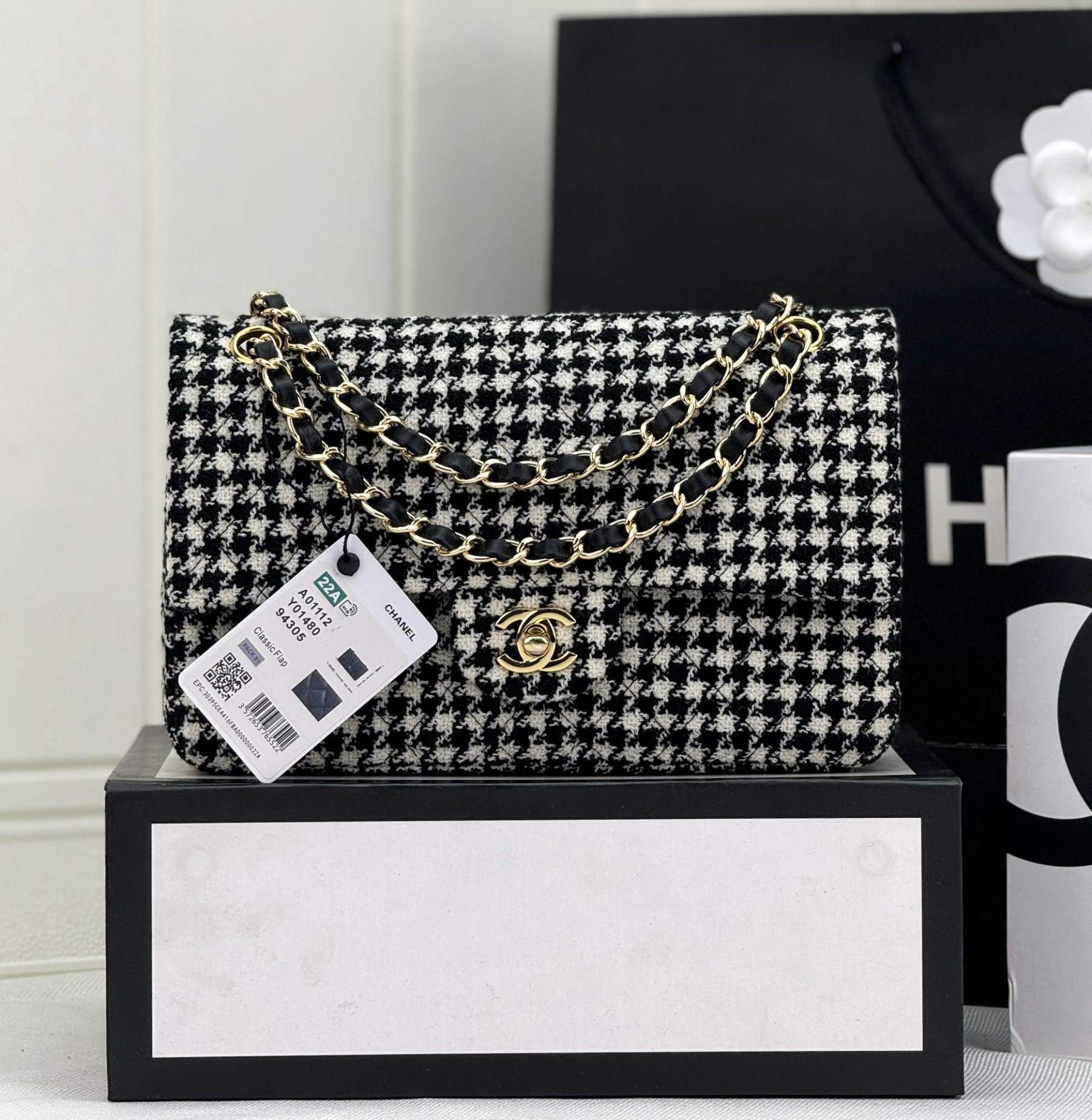 Ch**el MINI CLASSIC 11.12 HANDBAG 25 15.5 × 25.5 × 6.5 cm