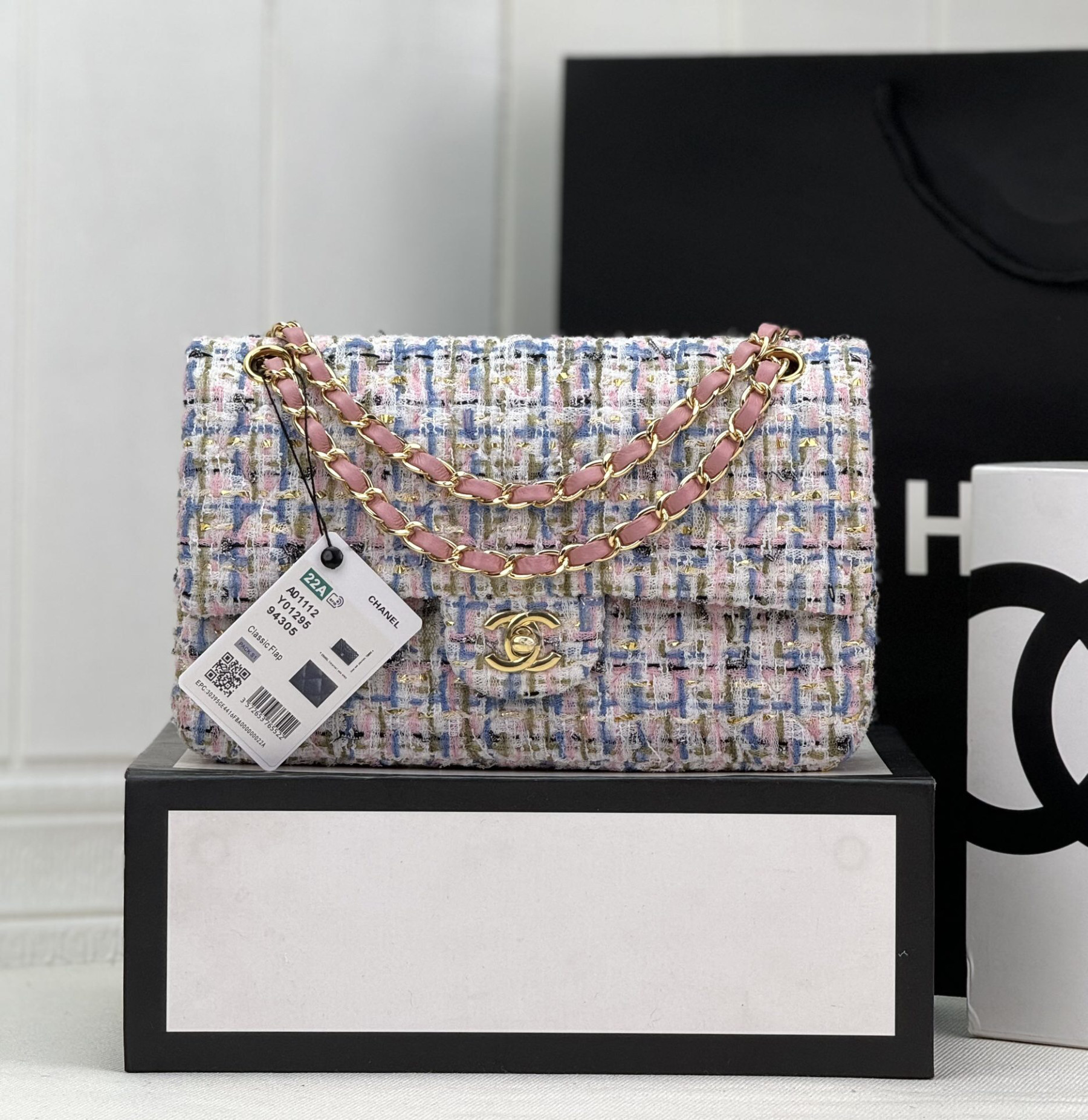Ch**el MINI CLASSIC 11.12 HANDBAG 25 15.5 × 25.5 × 6.5 cm