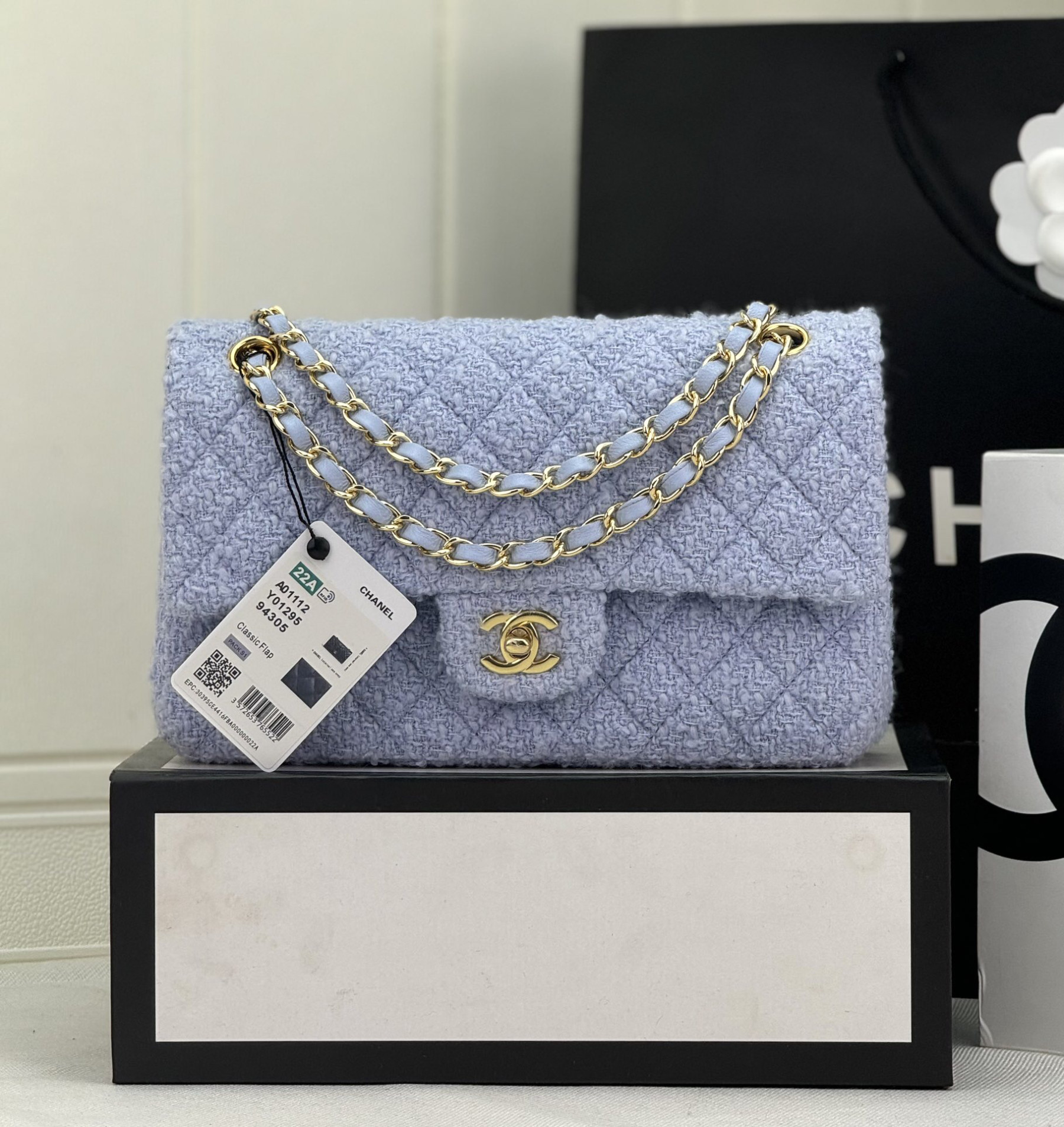 Ch**el MINI CLASSIC 11.12 HANDBAG 25 15.5 × 25.5 × 6.5 cm