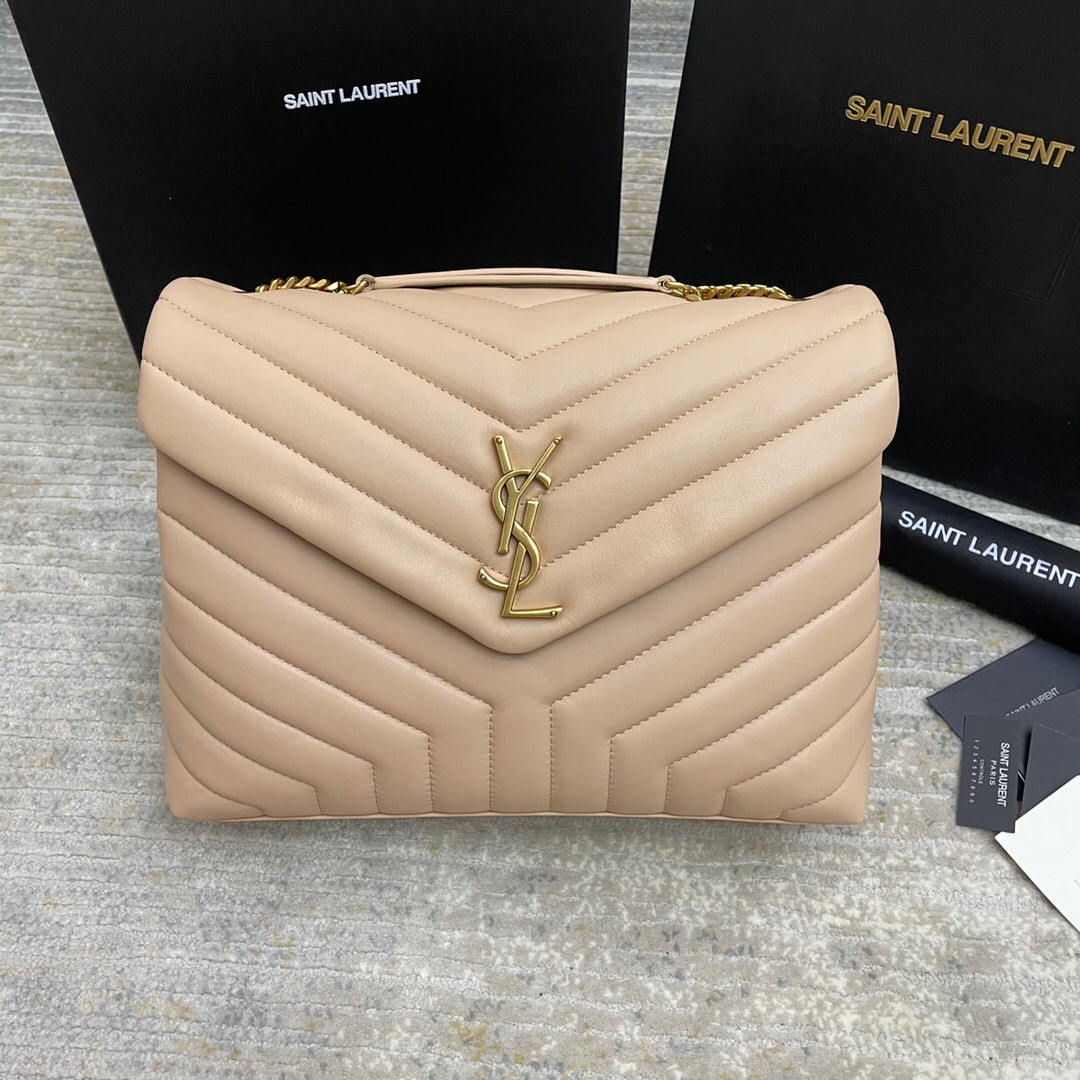 Y51 LOULOU MEDIUM IN QUILTED LEATHER 32x22x9cm