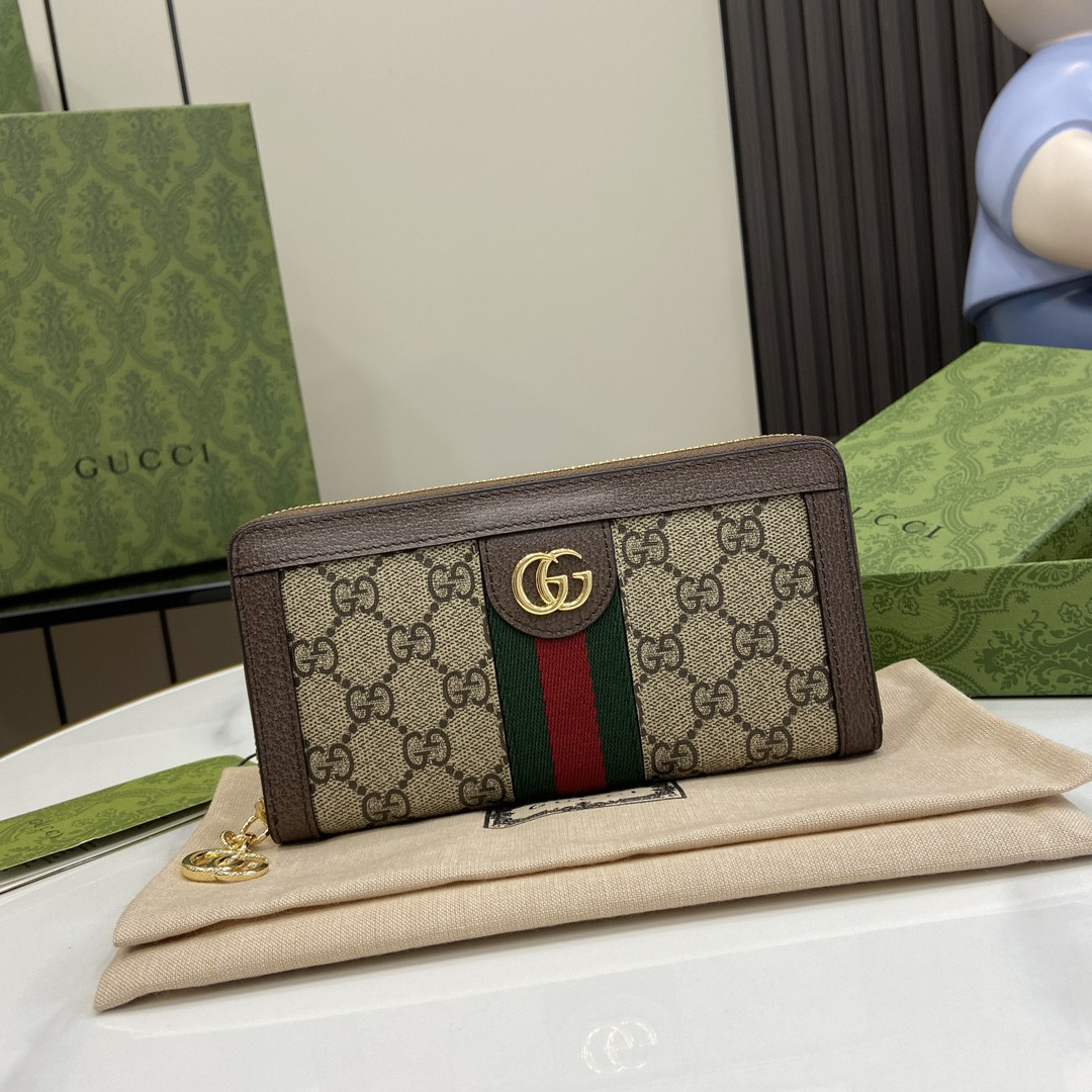 Gvc*1 OPHIDIAZIP AROUND WALLET 19.5x11x3cm
