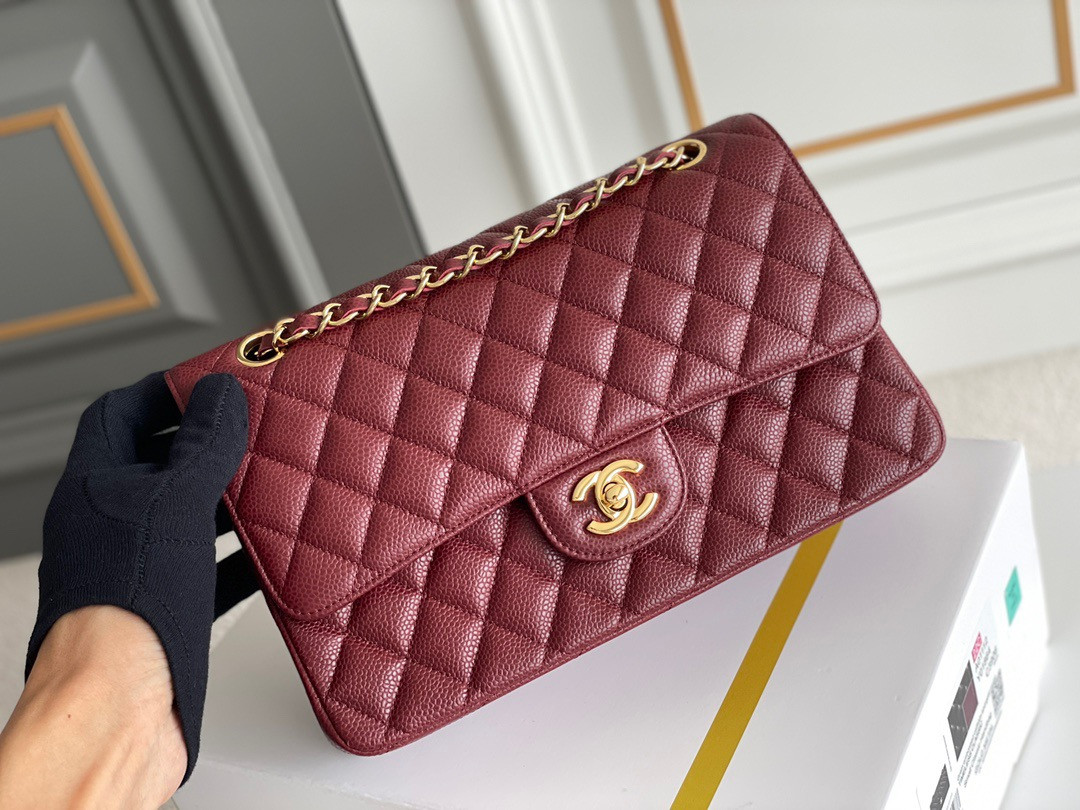 Ch**el CLASSIC HANDBAG 15.5 × 25.5 × 6.5 cm
