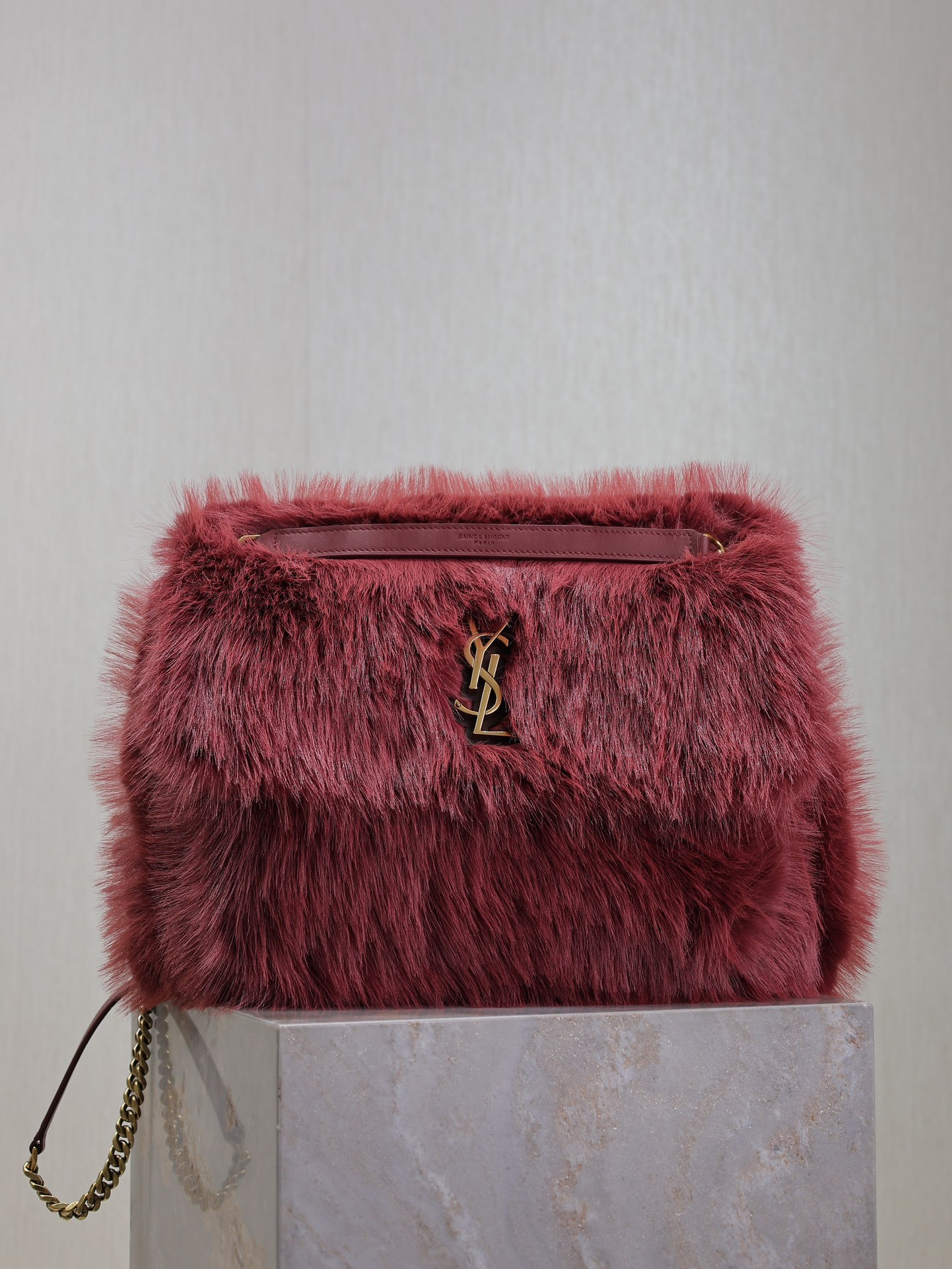 Y51 NIKI LARGE IN SHEARLING 32x23x9cm