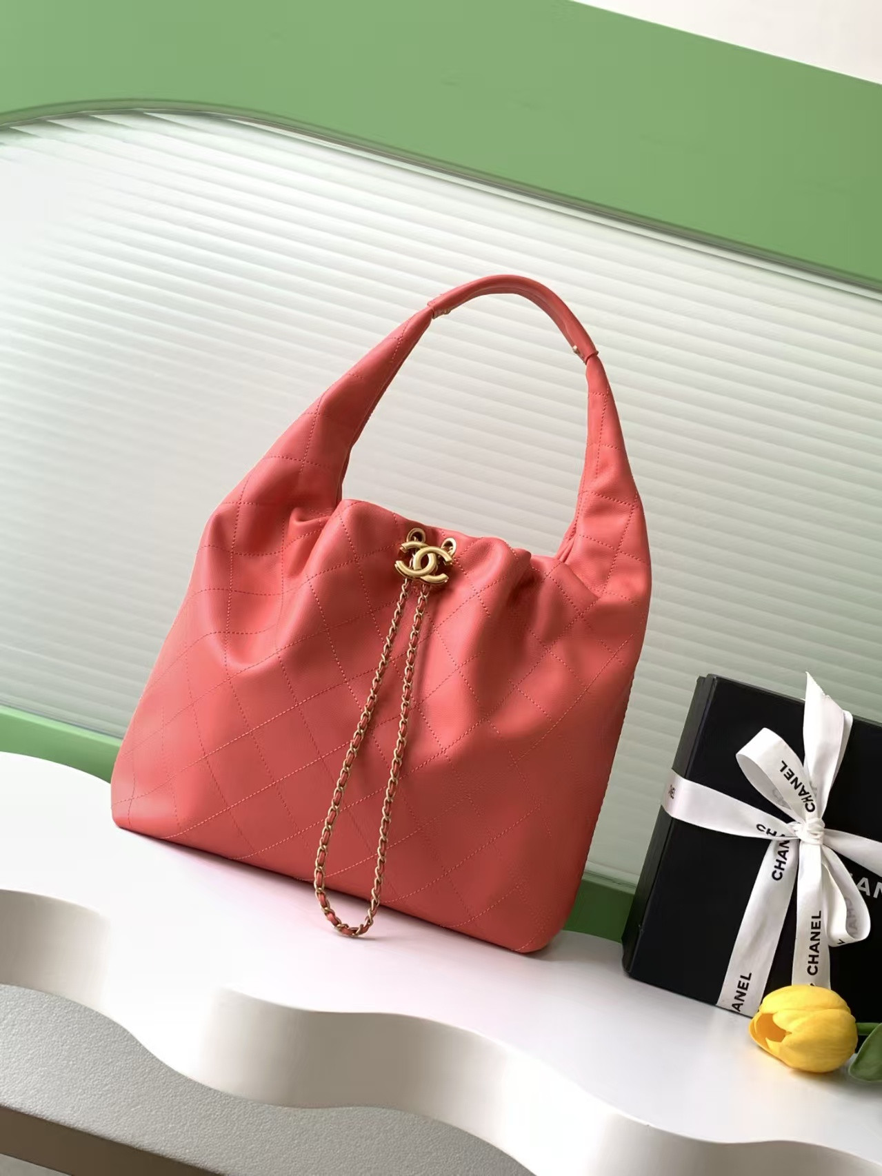 Ch**el Large Hobo Bag 30x12x45cm