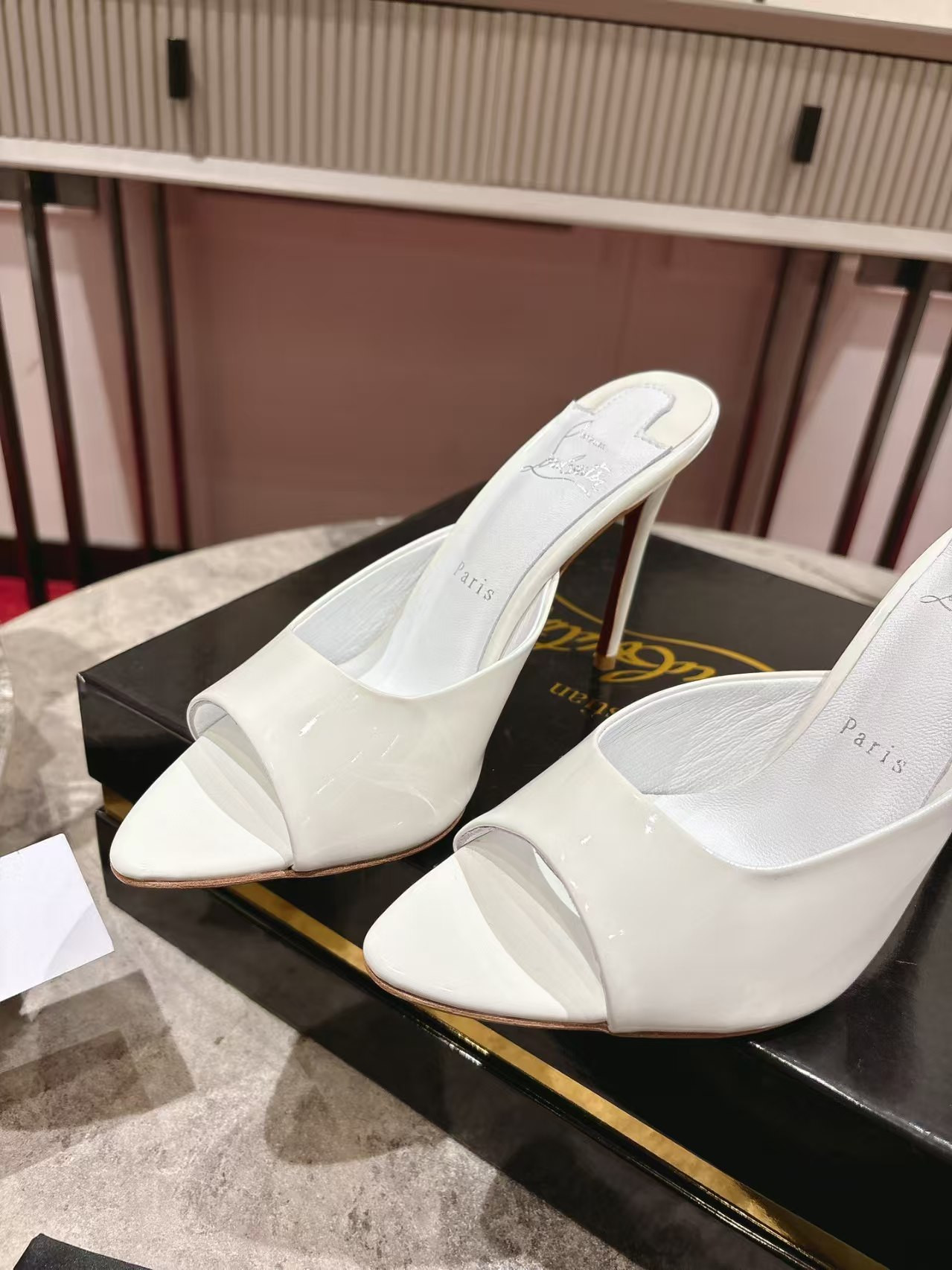 ua Chr1st1an louboutin miss z mule 10cm heel