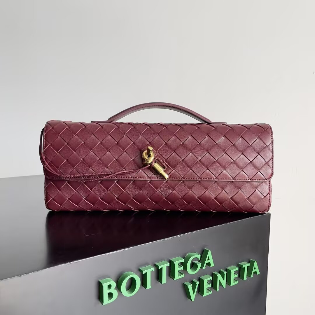 B0tt*ga Ven*ta Long Clutch Andiamo With Handle Fondant 31x13x3cm