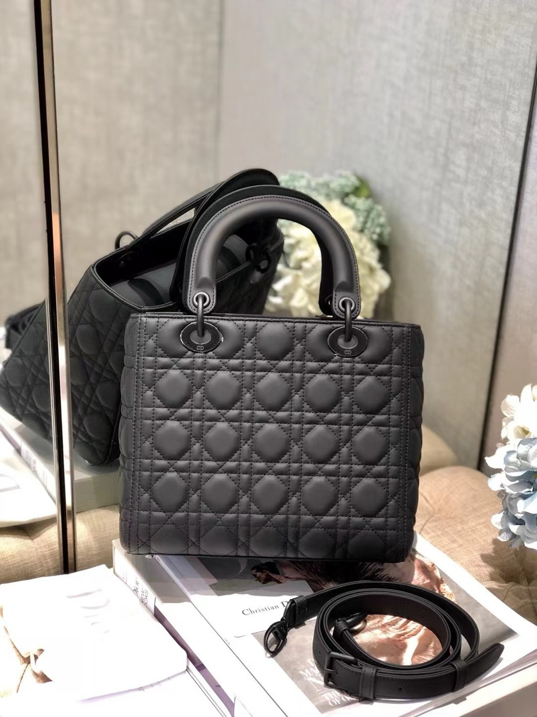 Medium Lady D10r Bag  9.5 x 8 x 4.5 inches