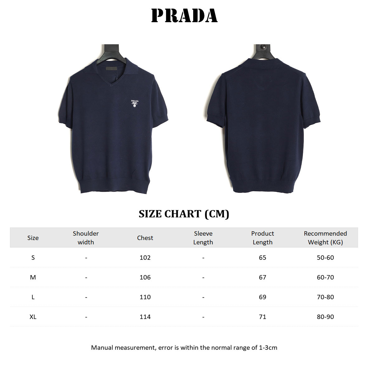 Pra*a short-sleeved polo shirt