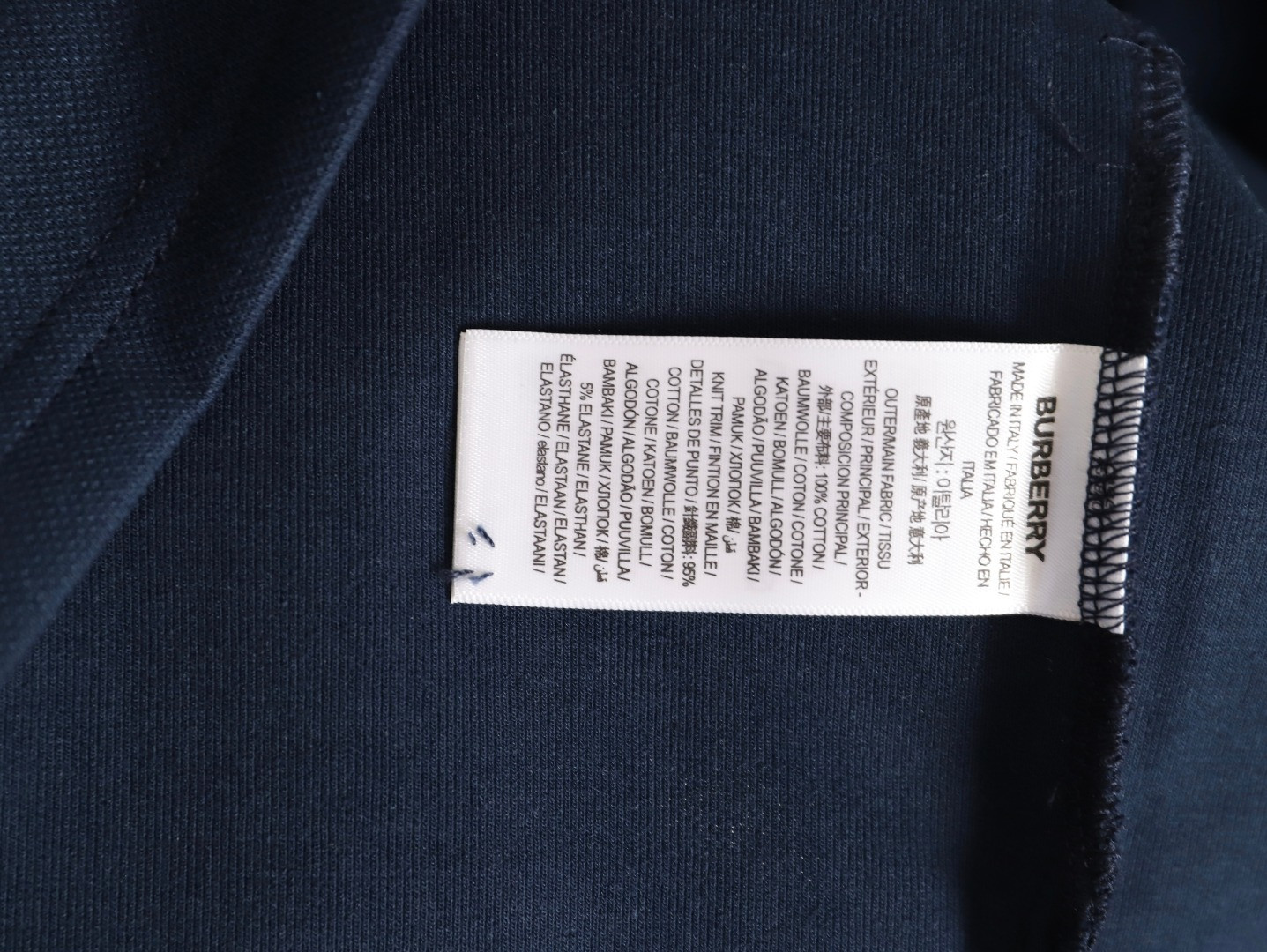 Bv*b*rry Long-sleeved Polo Shirt