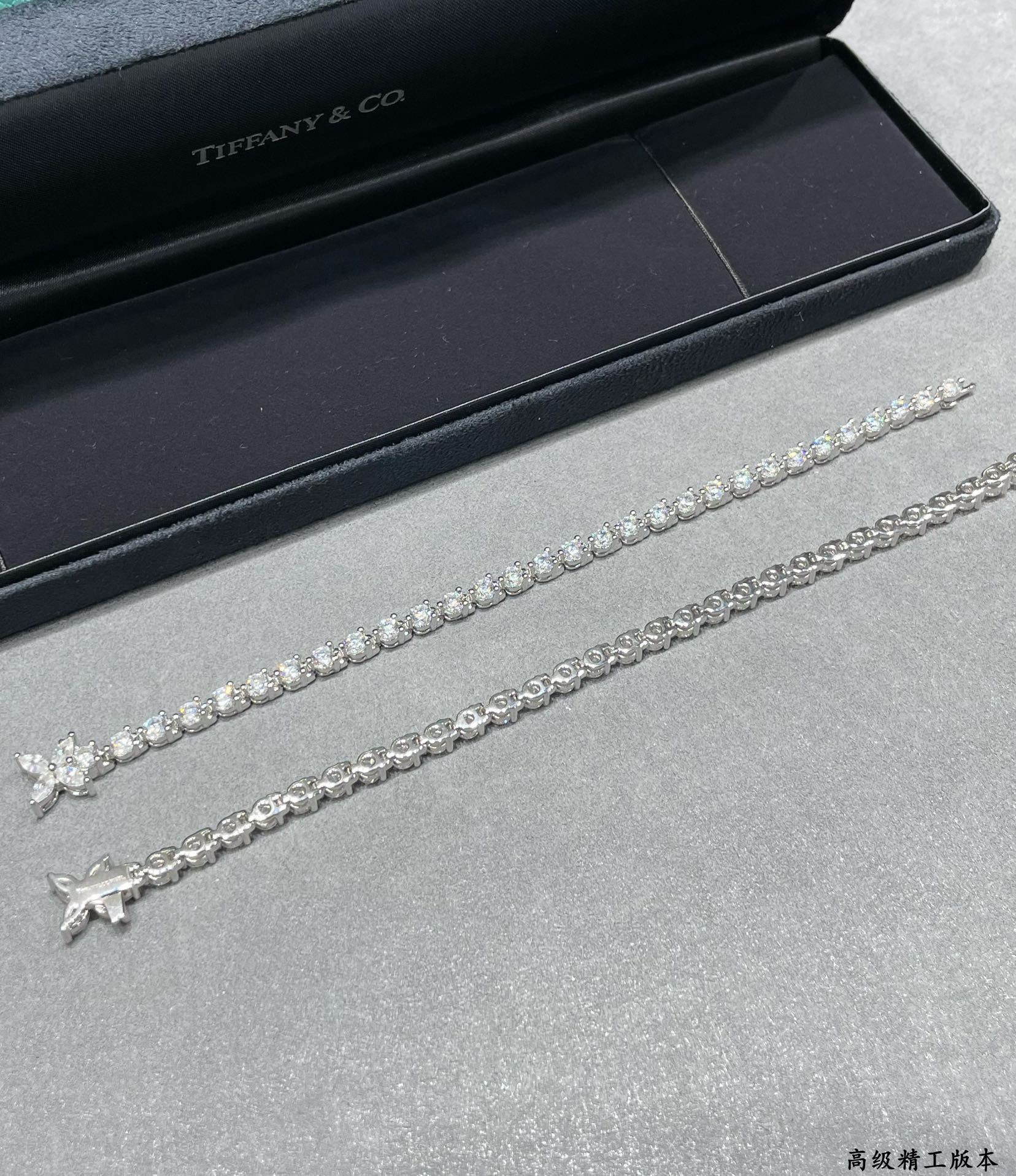 t*f*ny & co. soleste marquise D1am0nd full bracelet ag925