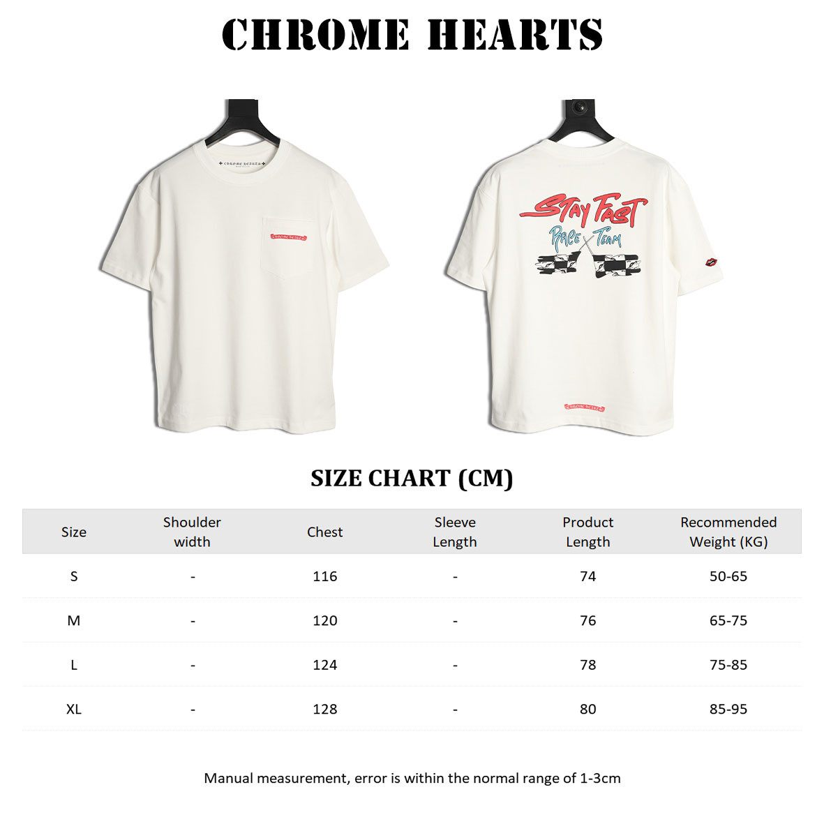 Ch*0me He**ts short-sleeved t-shirt