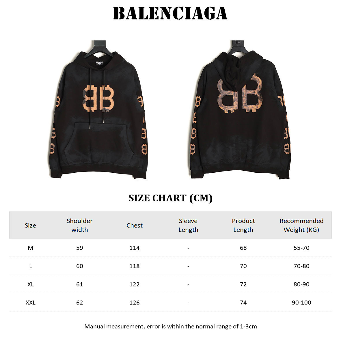 Ba1en*iaga Hoodies