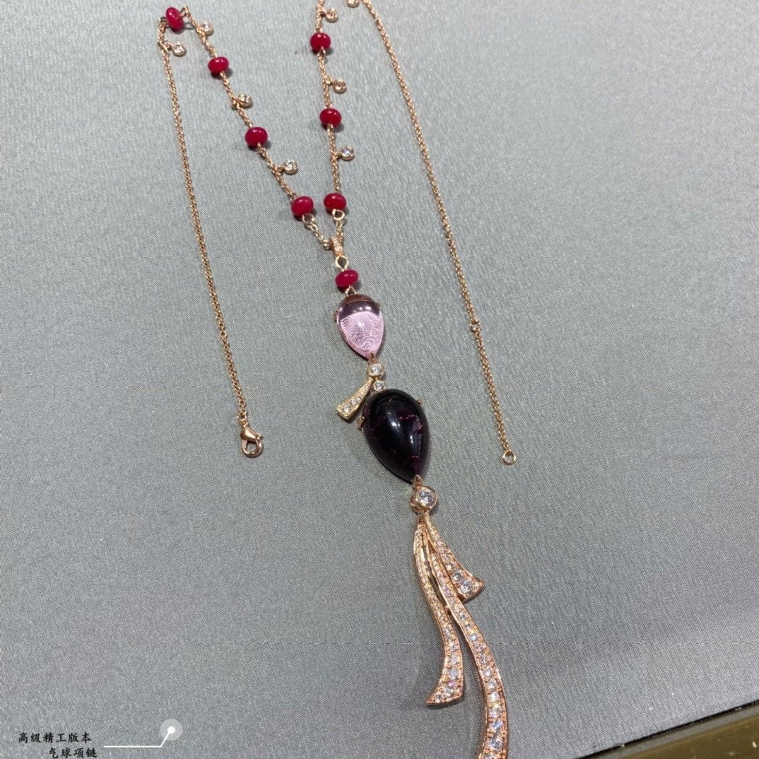 Bv1g*ai balloon Necklace(No refund or exchange)