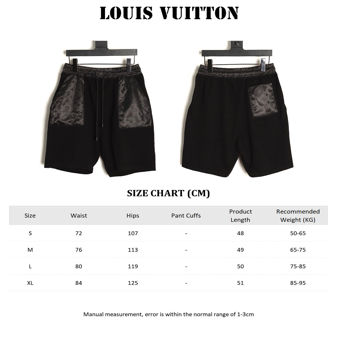 l0vis Vvtt0n lv knitting shorts suit