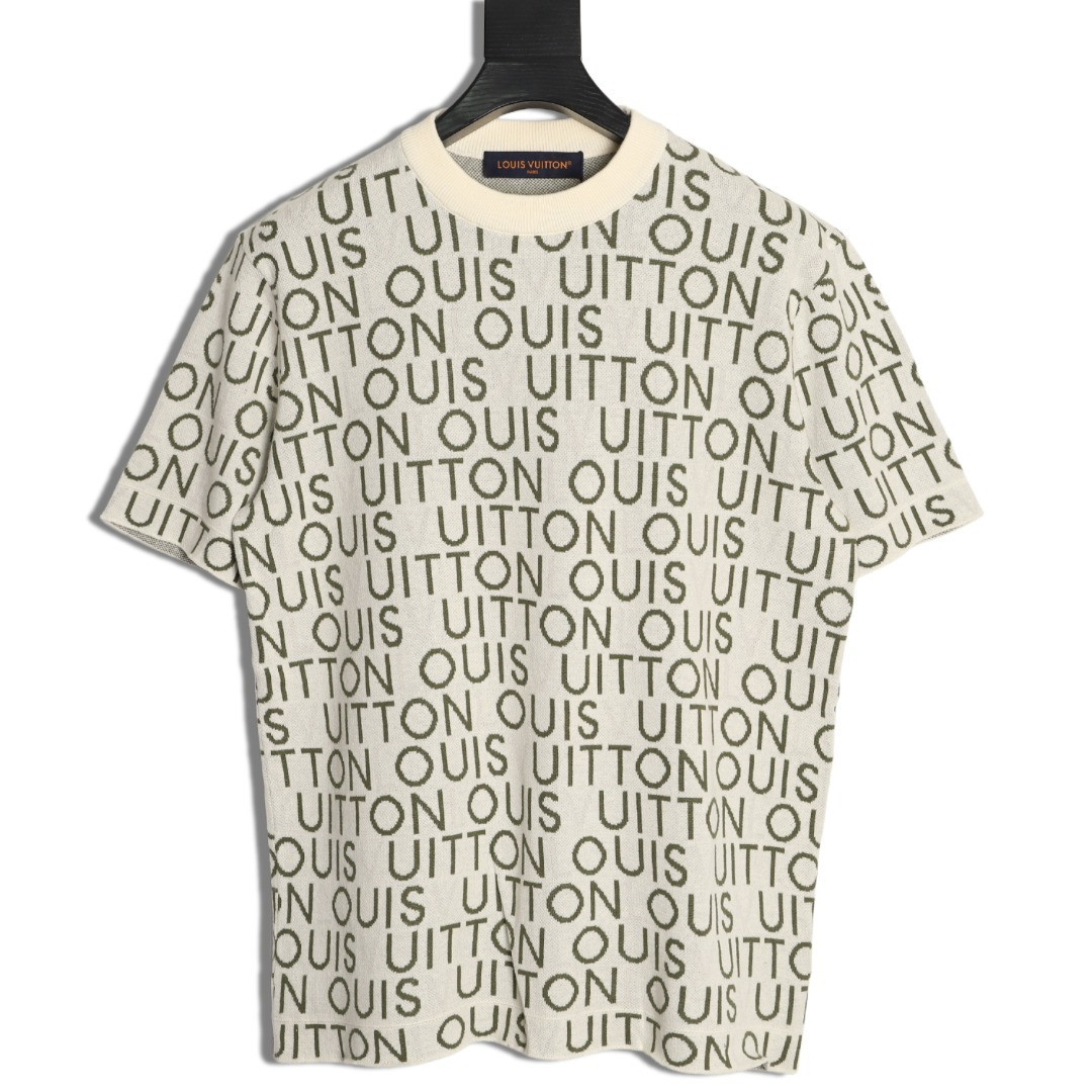 l0vis Vvtt0n knitting short-sleeved t-shirt