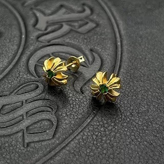 Ch*0me He**ts Cross Stud Earrings
