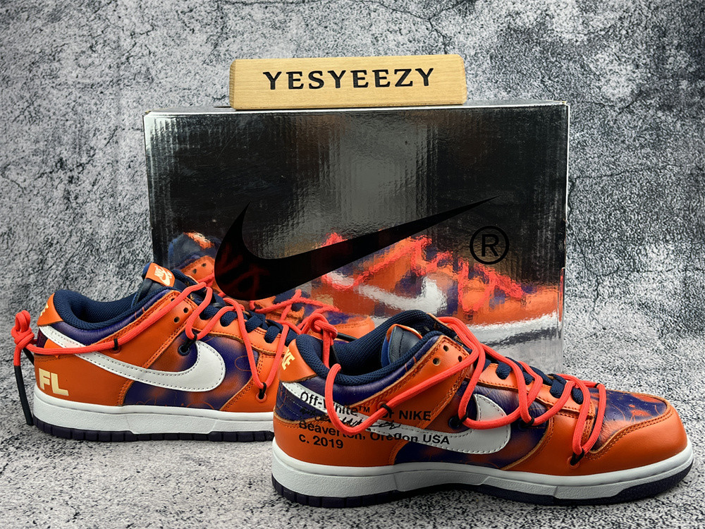 UA NIKE OFF-WHITE X FUTURA UNVEIL X DUNK LOW