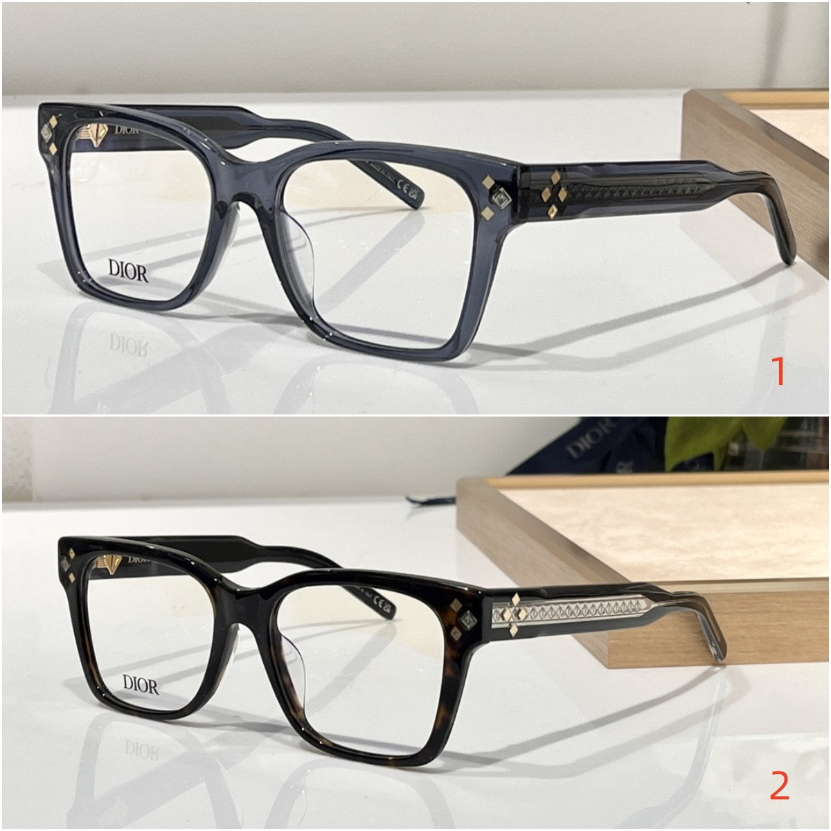 D10r Glasses D1am0ndO S1F 55-18-145