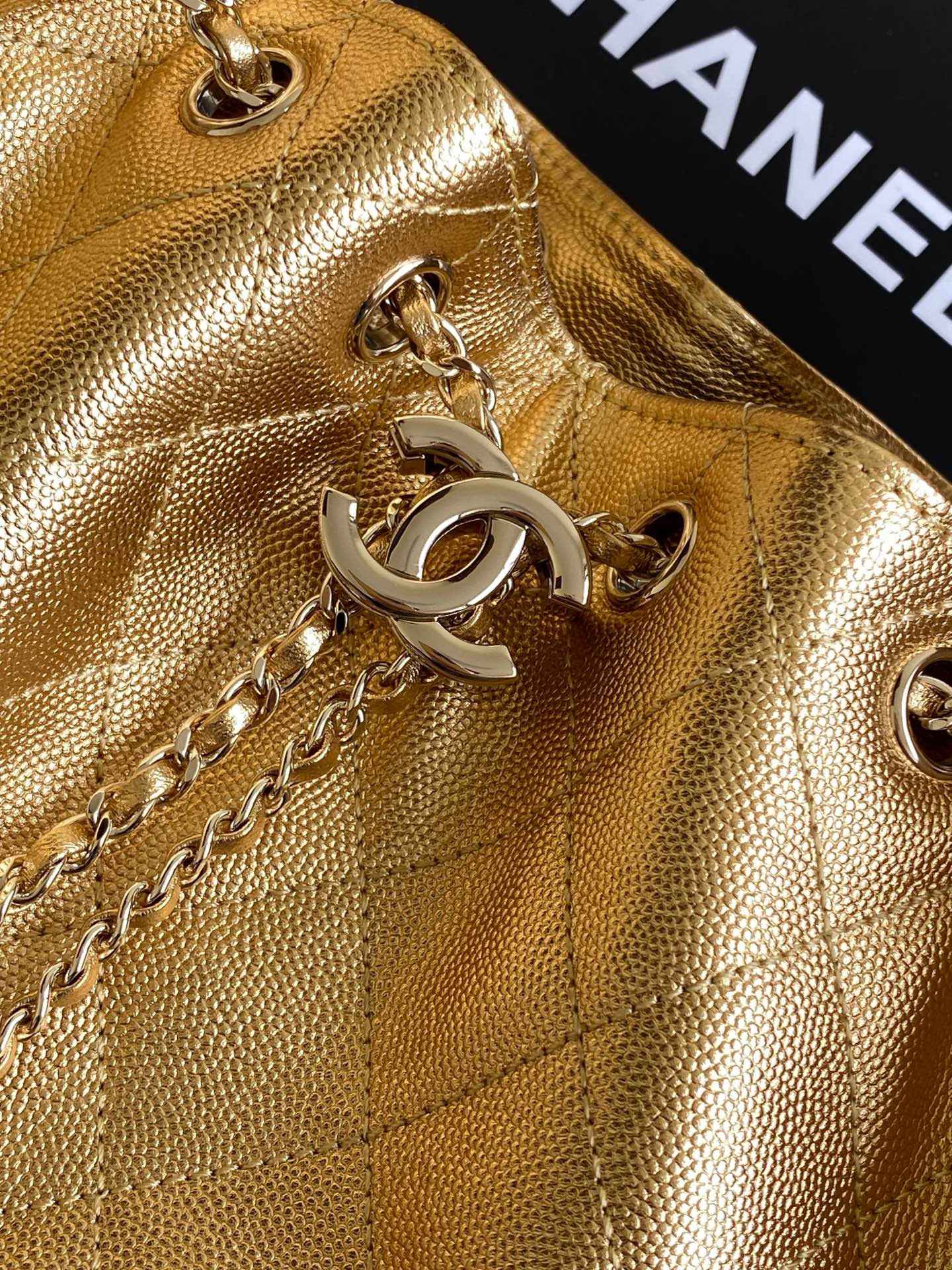 Ch**el 25C Bucket Bag 26x30x14cm