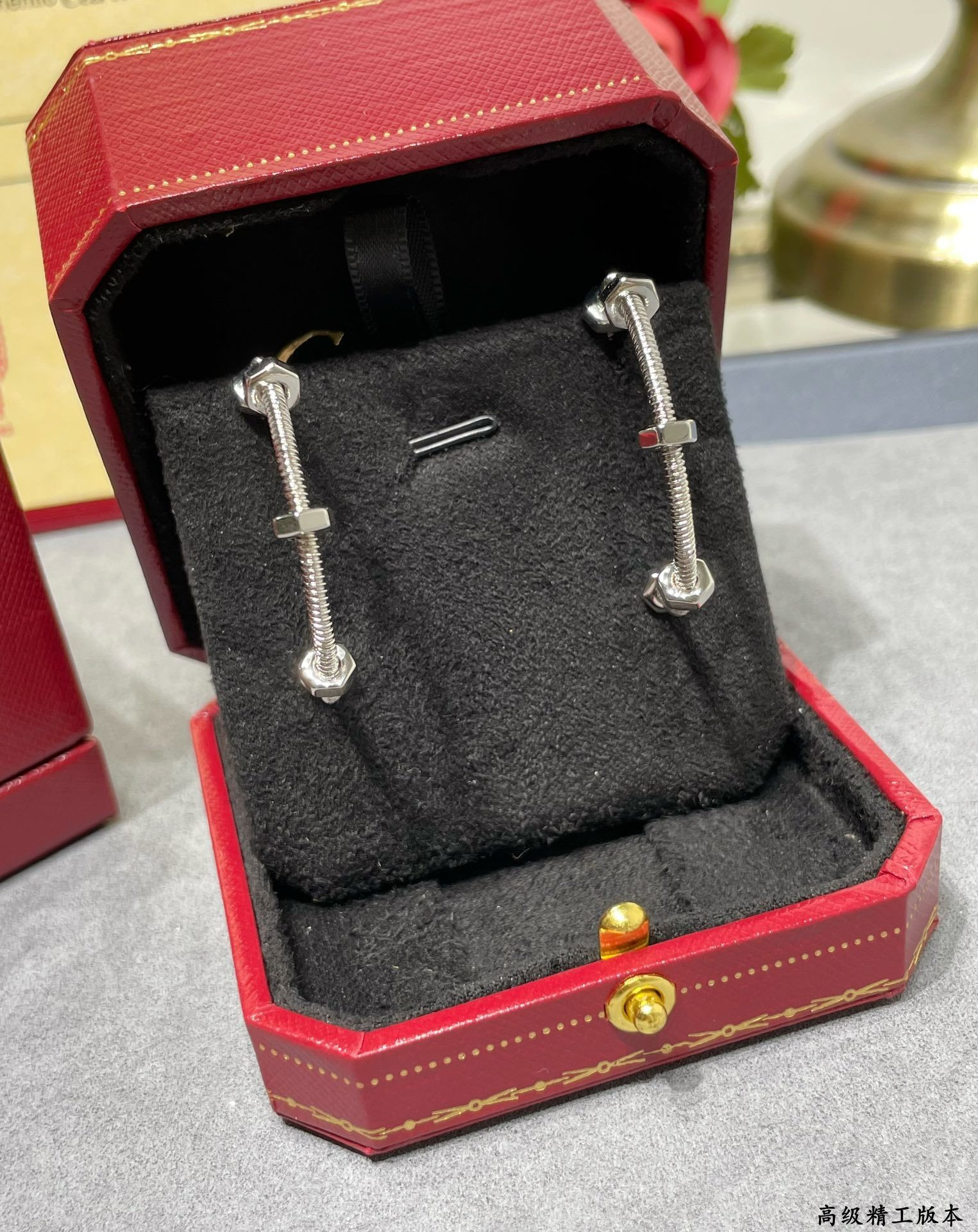 Ca*t1er Screw Earrings