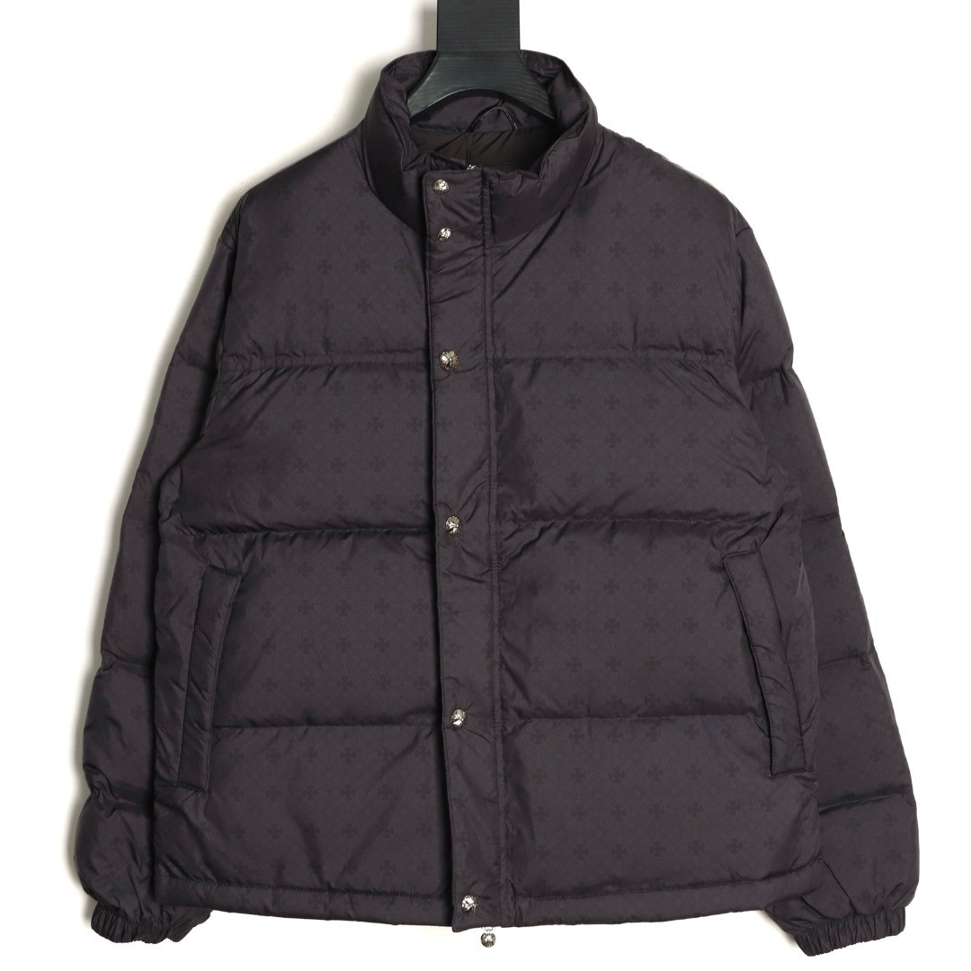 Ch*0me He**ts short puffer jacket
