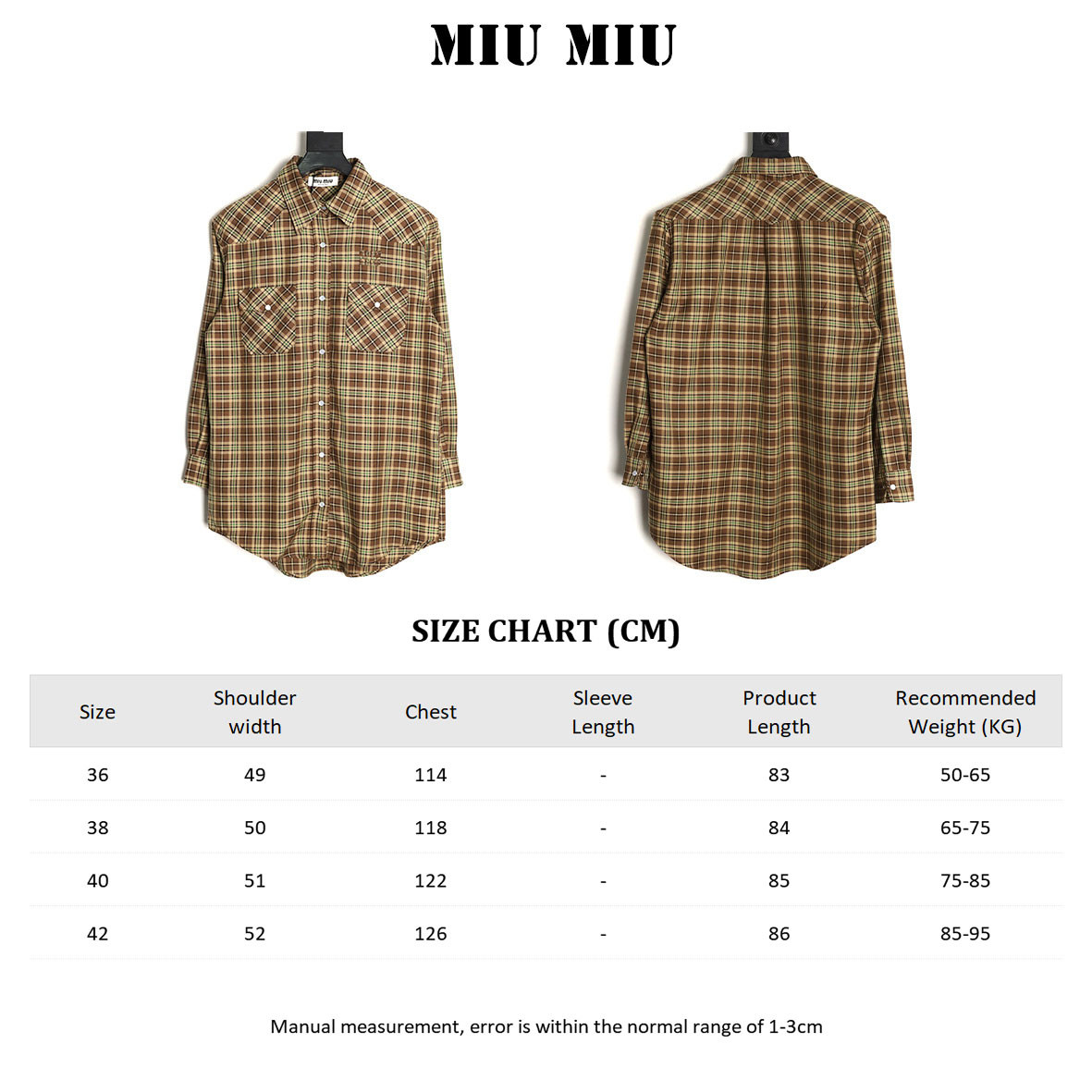 M1v M1v long-sleeved shirts