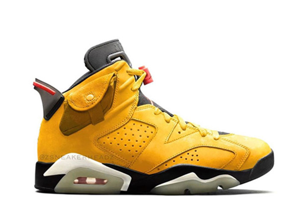 UA TRAVIS SCOTT X AIR JORDAN 6 RETRO CACTUS JACK YELLOW