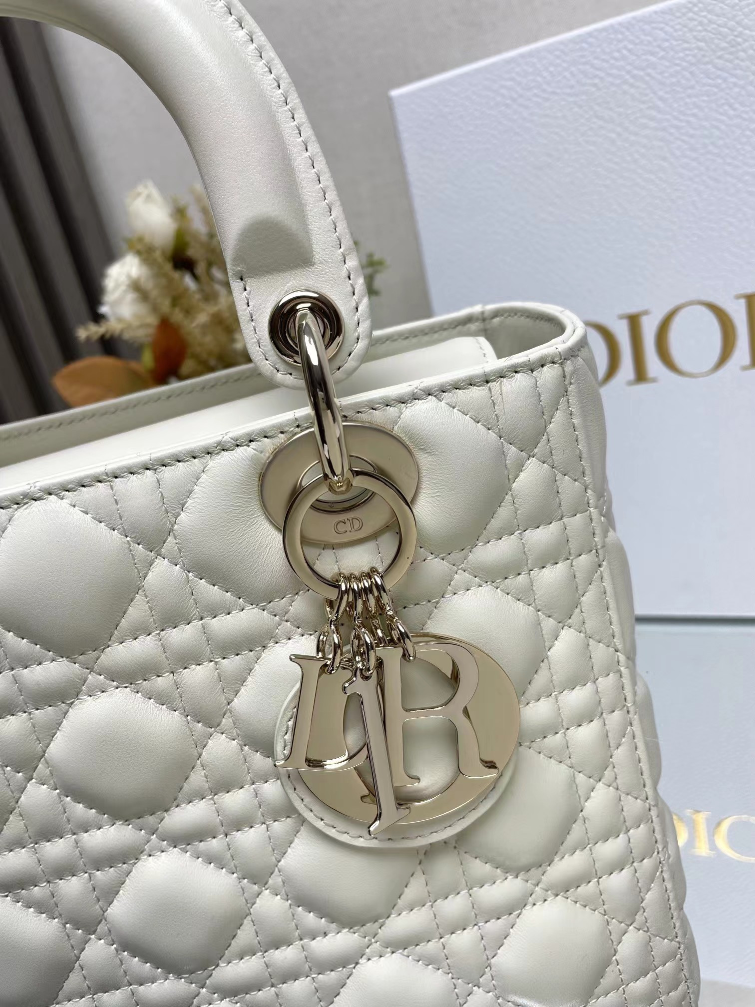 Medium Lady D10r Bag  24 x 20 x 12 cm