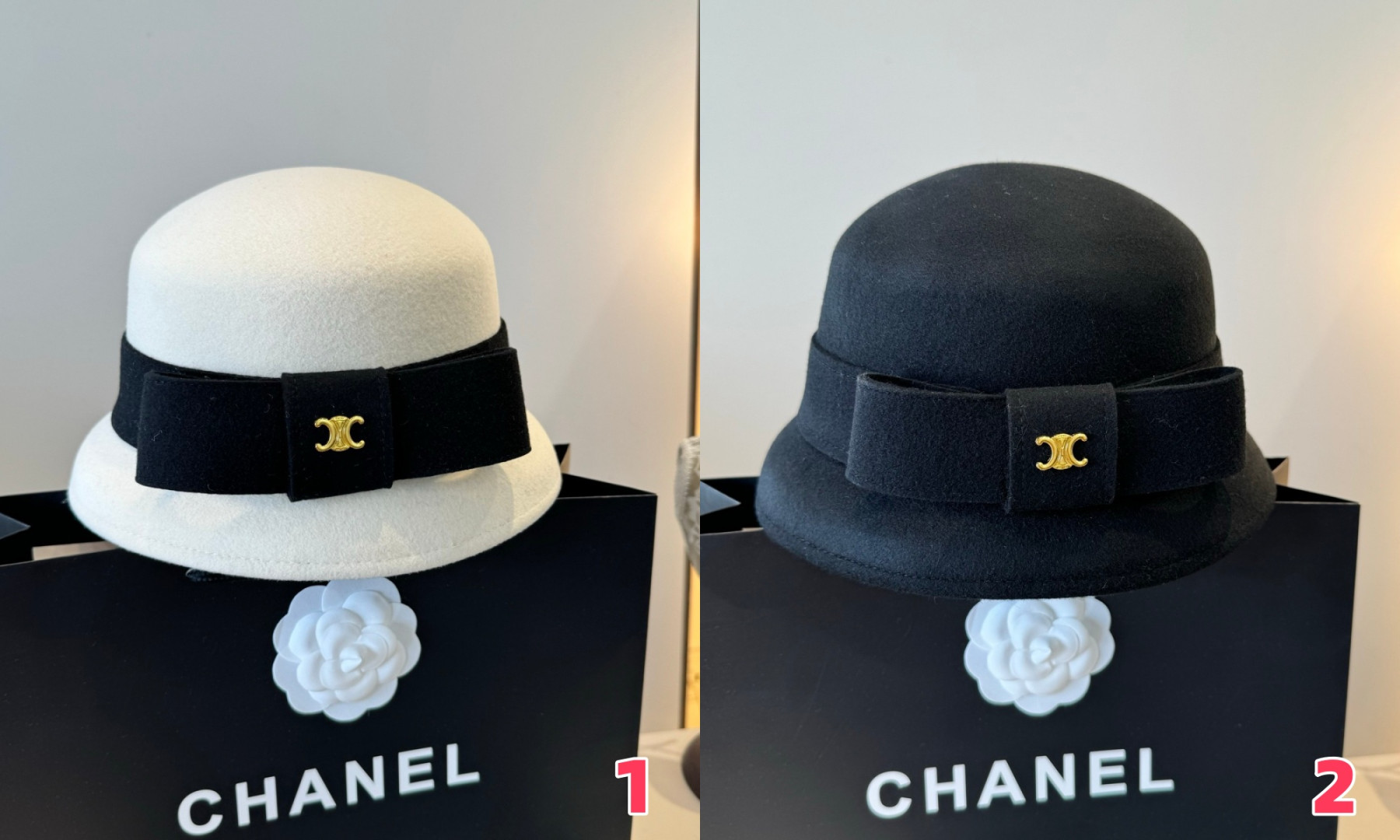 Ce1i*e wool bucket hat 57cm head circumference