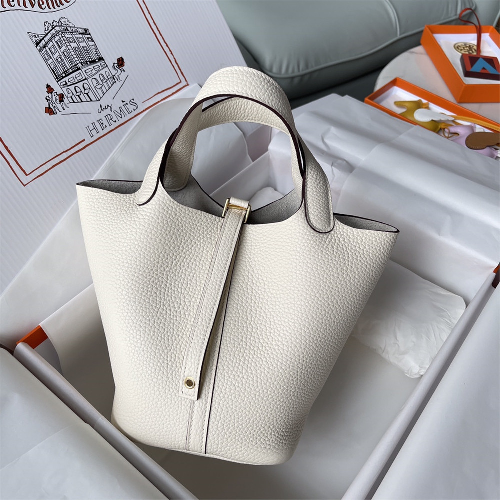 H**me5 Picotin 18cm milky white without original box