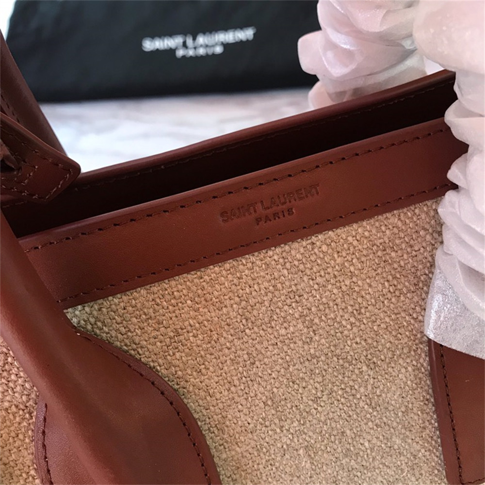 y51 sac de jour small in canvas and leather beige sea salt and bR1ck