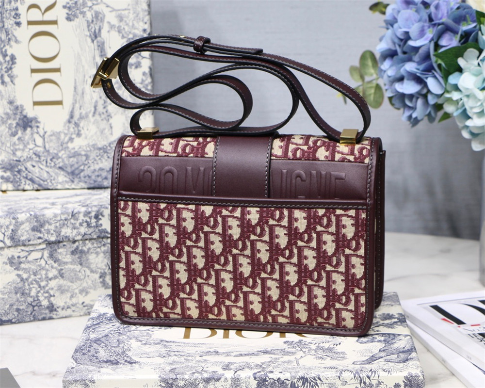 D10r 30 MONTAIGNE CHAIN BAG ROSERED 24x18x8 cm