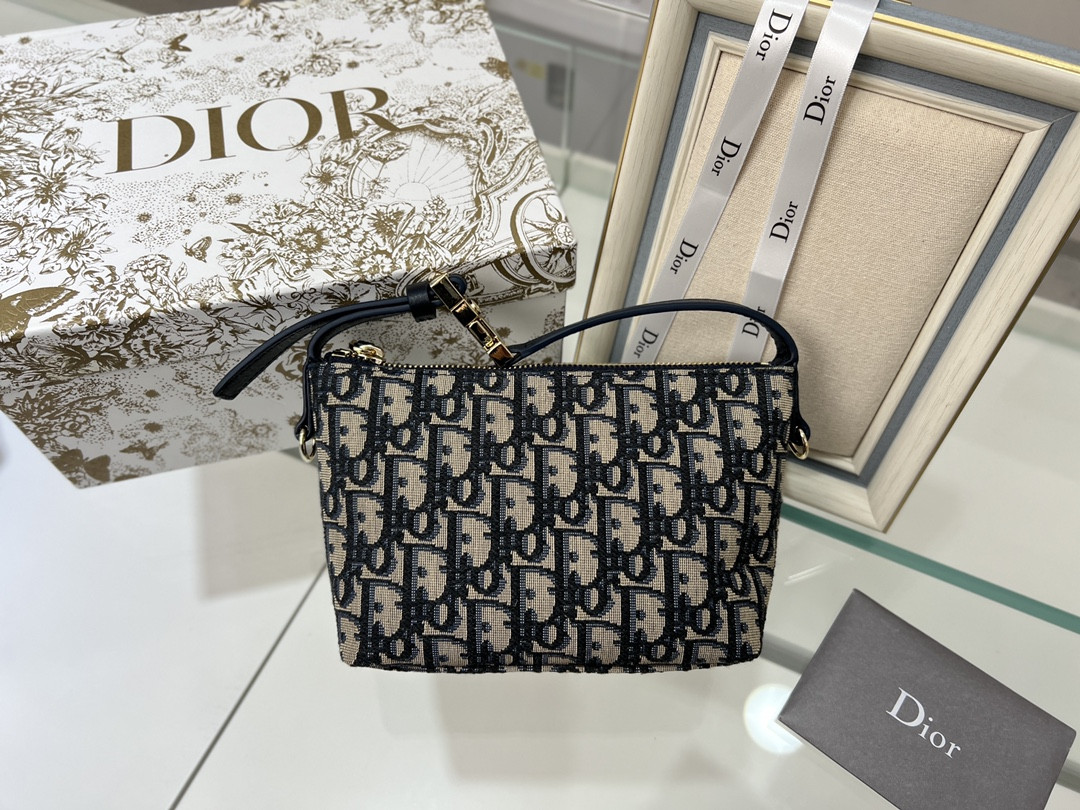 D10r TRAVEL NOMAD POUCH Blue D10r Oblique Jacquard