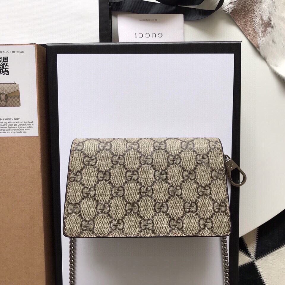 Gvc*1 DIONYSUS GG Svp*me S*pER MINI BAG 6.5"Wx3.9"Hx1.6"D