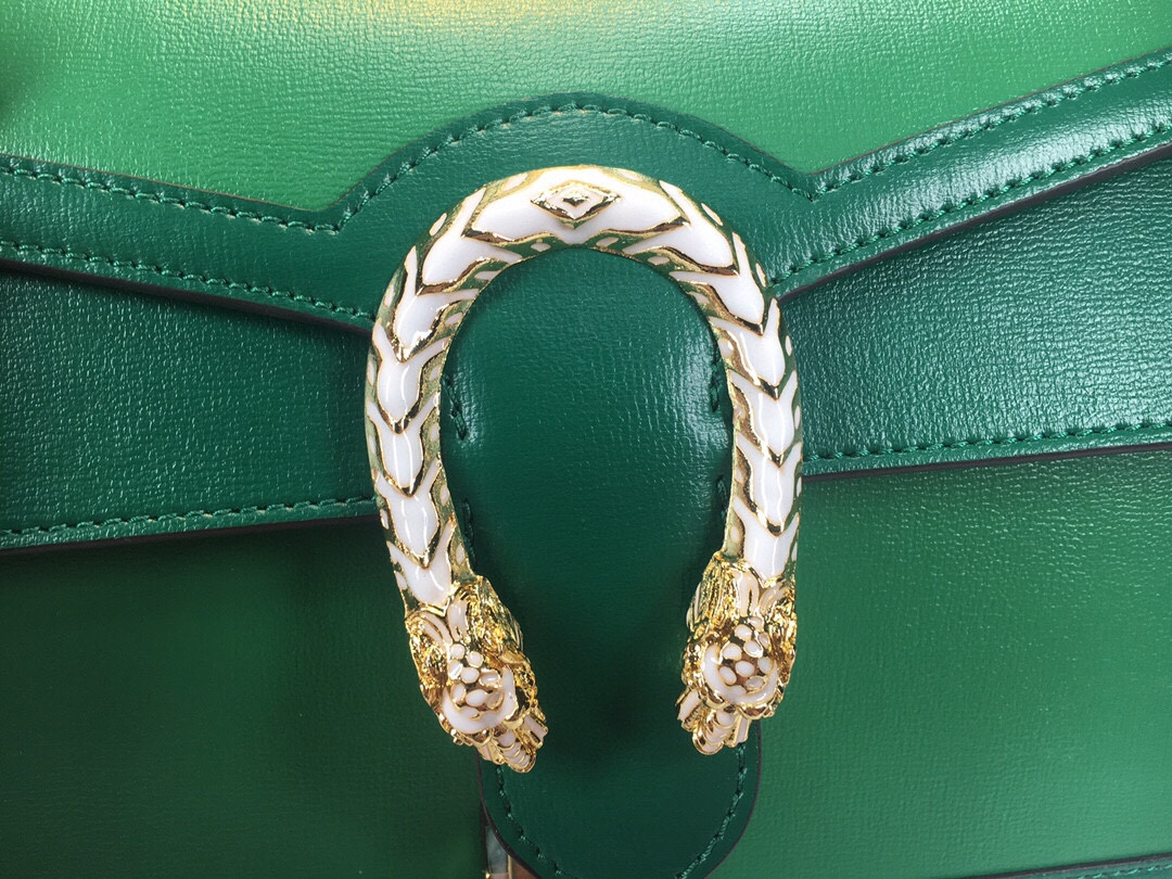 Gvc*1 DIONYSUS SMALL SHOULDER BAG GREEN 11"Wx7"Hx3.5"D